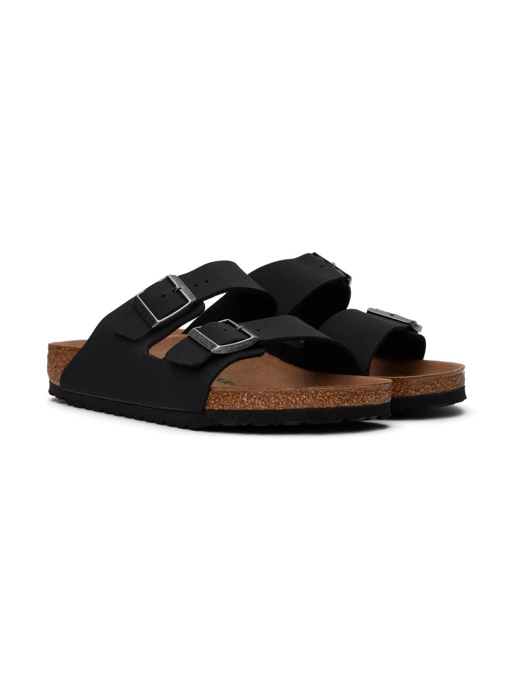 Black Regular Arizona Vegan Sandals - 4