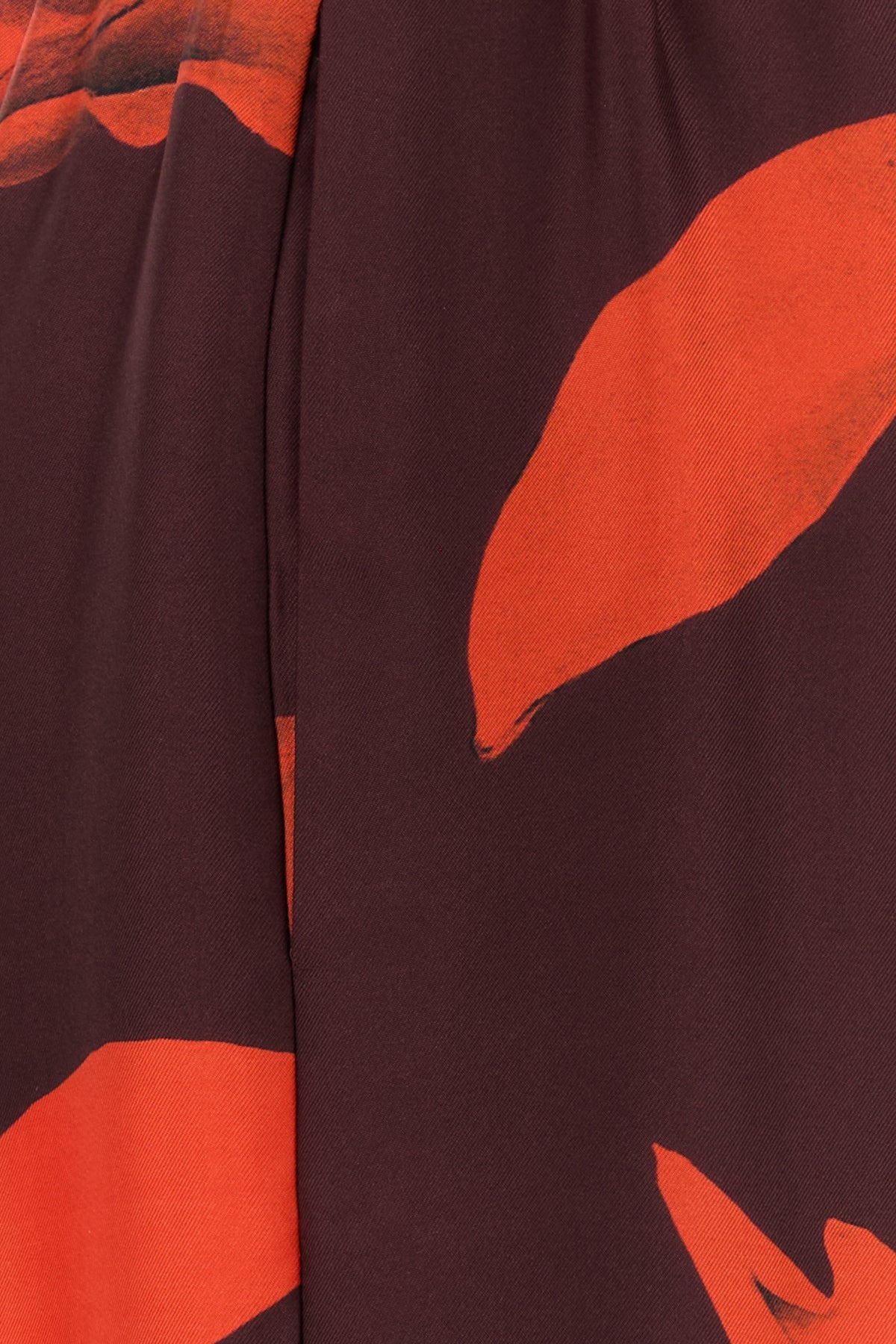 パンツ Alexander Mcqueen Printed Satin Wide-Leg Pant Printed silk wide-leg pants in multicoloured - Mc Queen