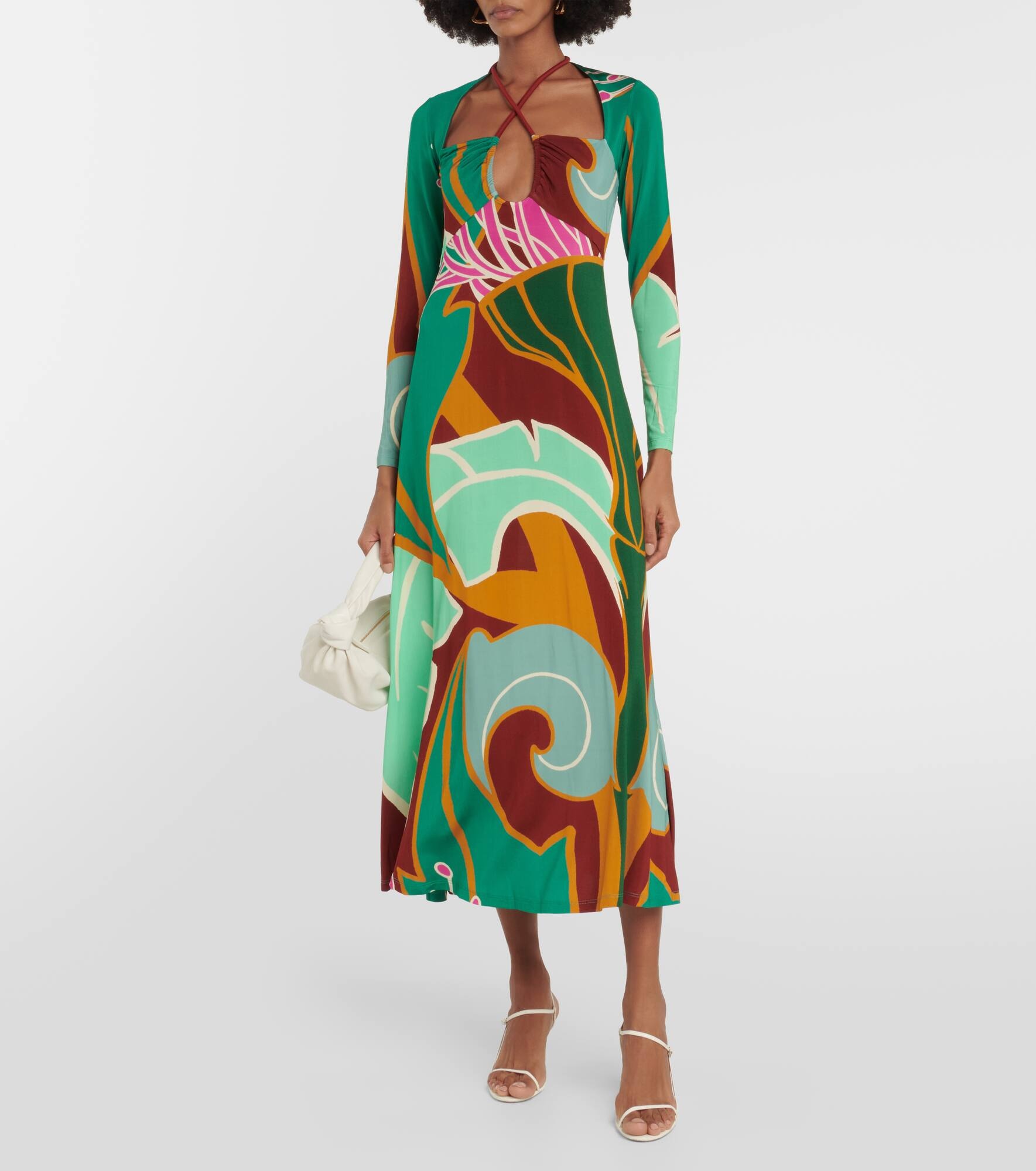 Printed maxi dress - 2