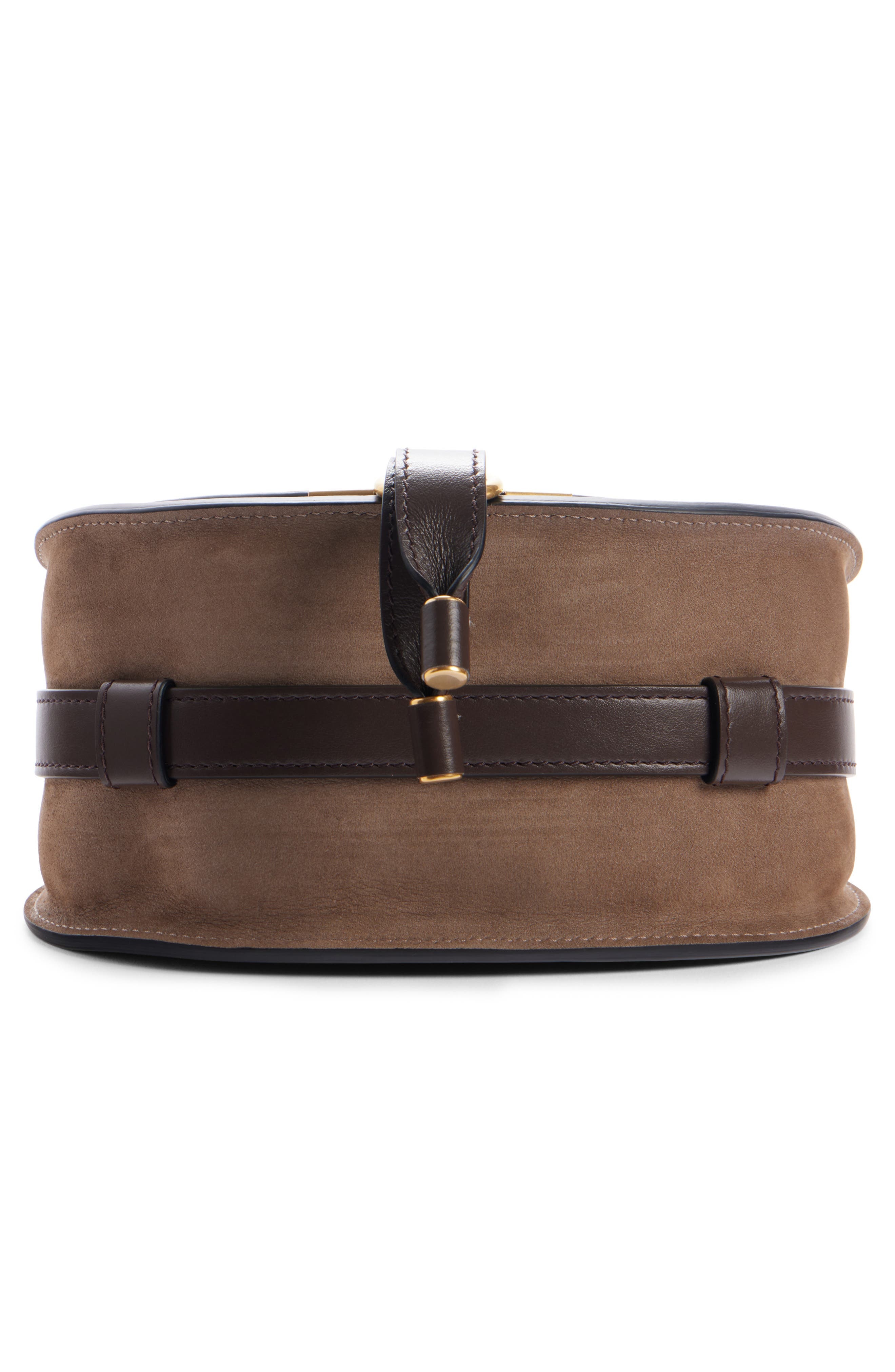 Chloé Small Marcie Leather Crossbody Bag in Flannel Grey at Nordstrom - 6