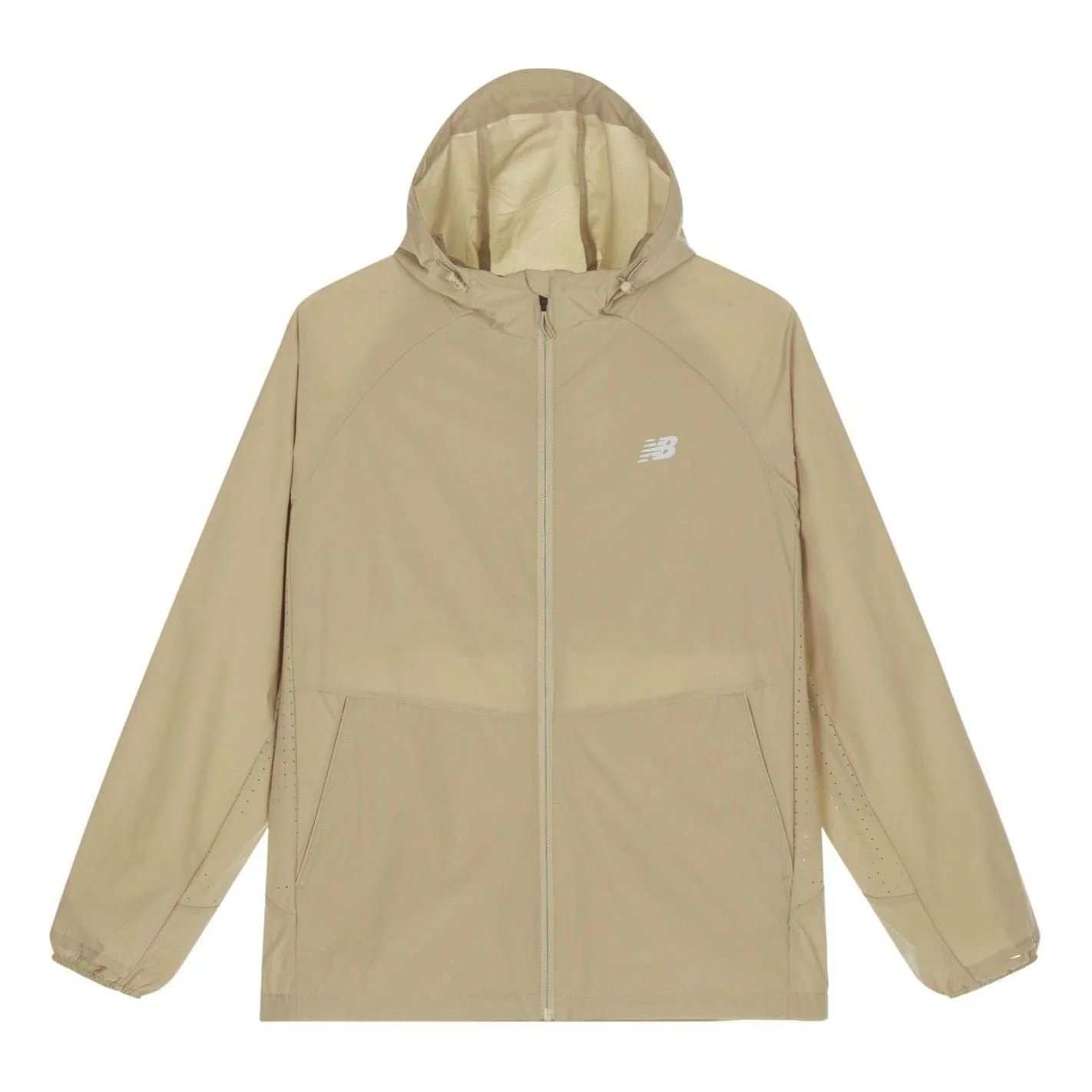 New Balance 'Runners Aren't Normal' Hooded Jacket 'Khaki' NAE24101-BWN - 1