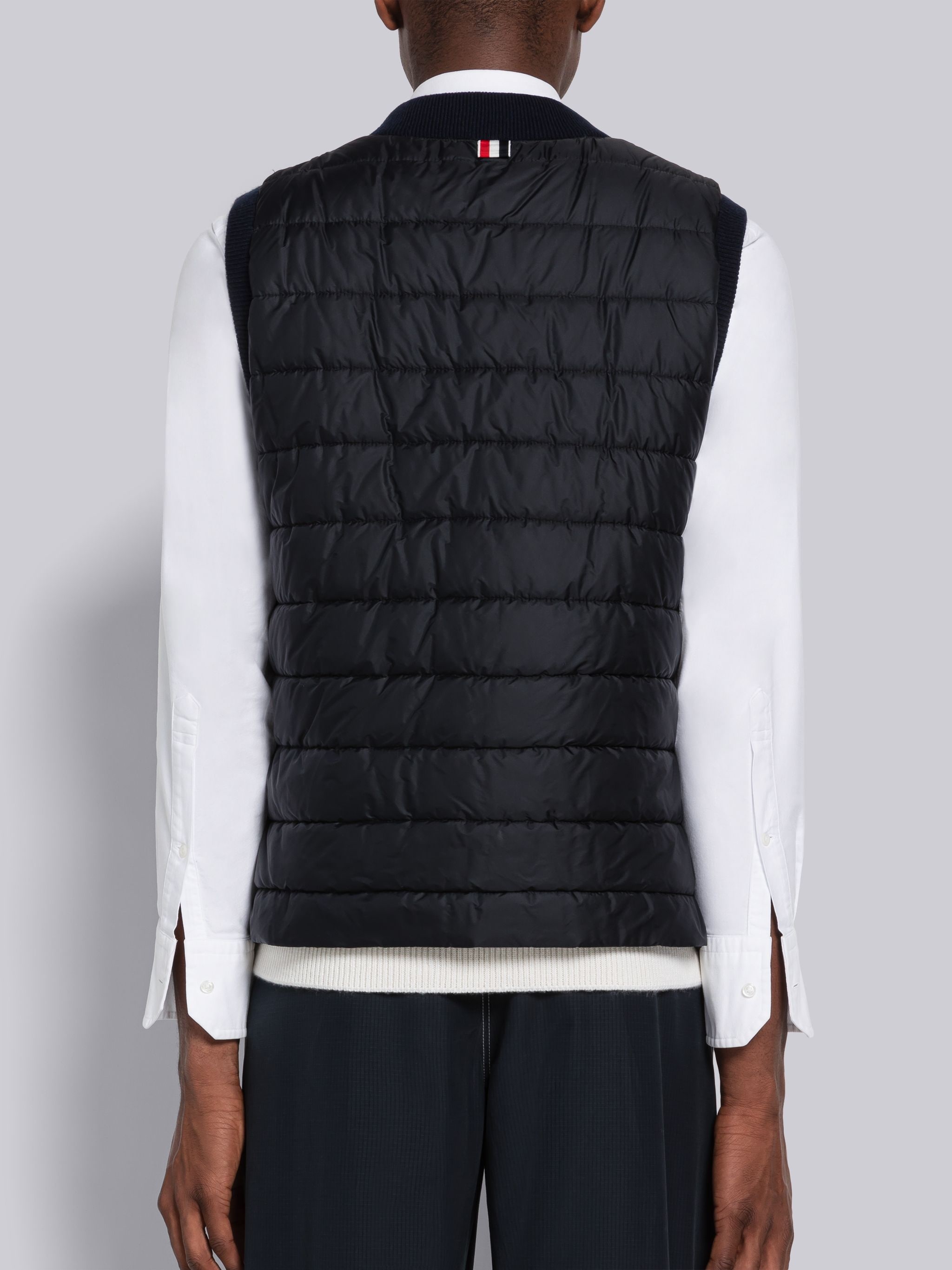 Nylon And Cashmere Reversible Tech Vest - 4