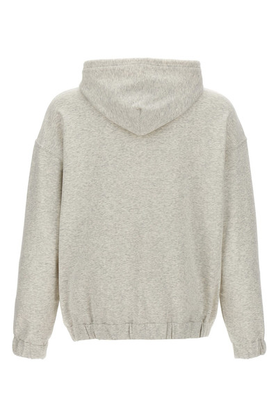 Brunello Cucinelli Logo embroidery hoodie outlook