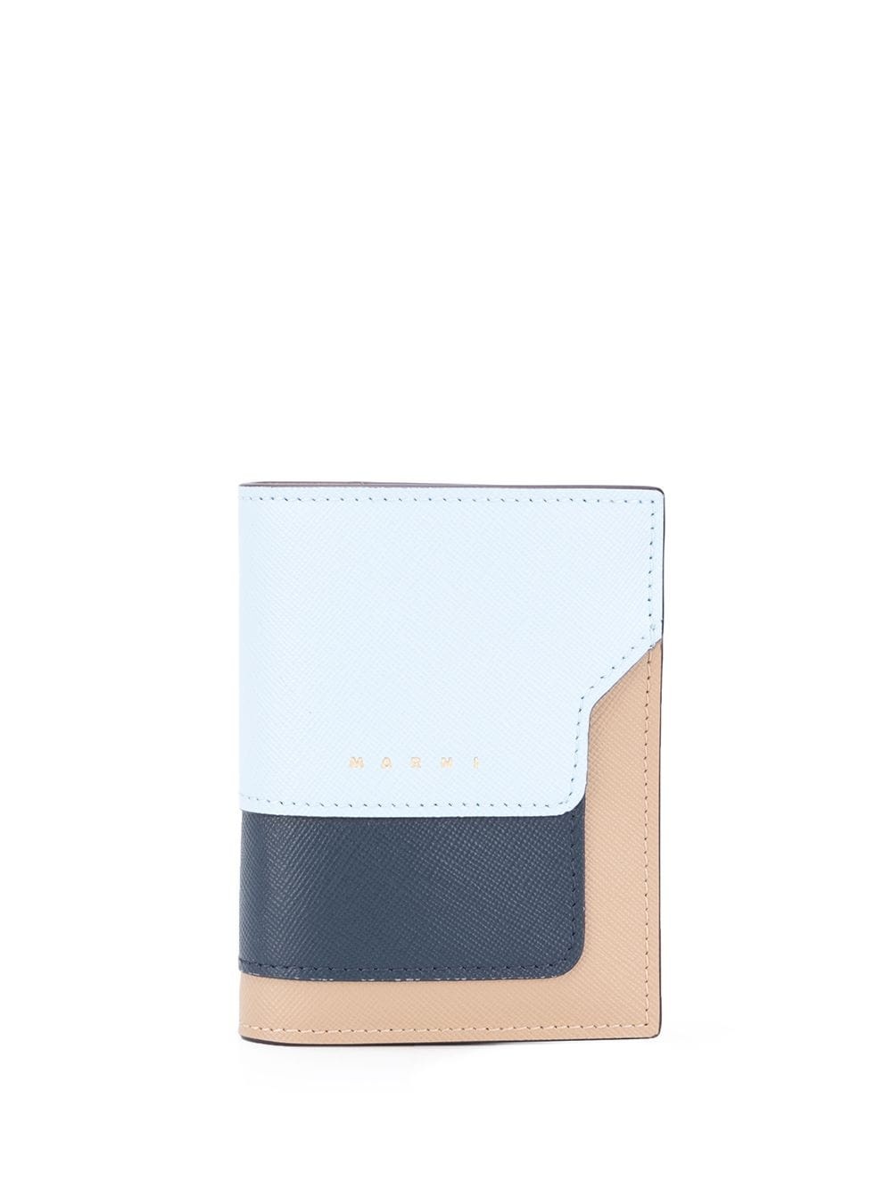 colour-block mini wallet - 1