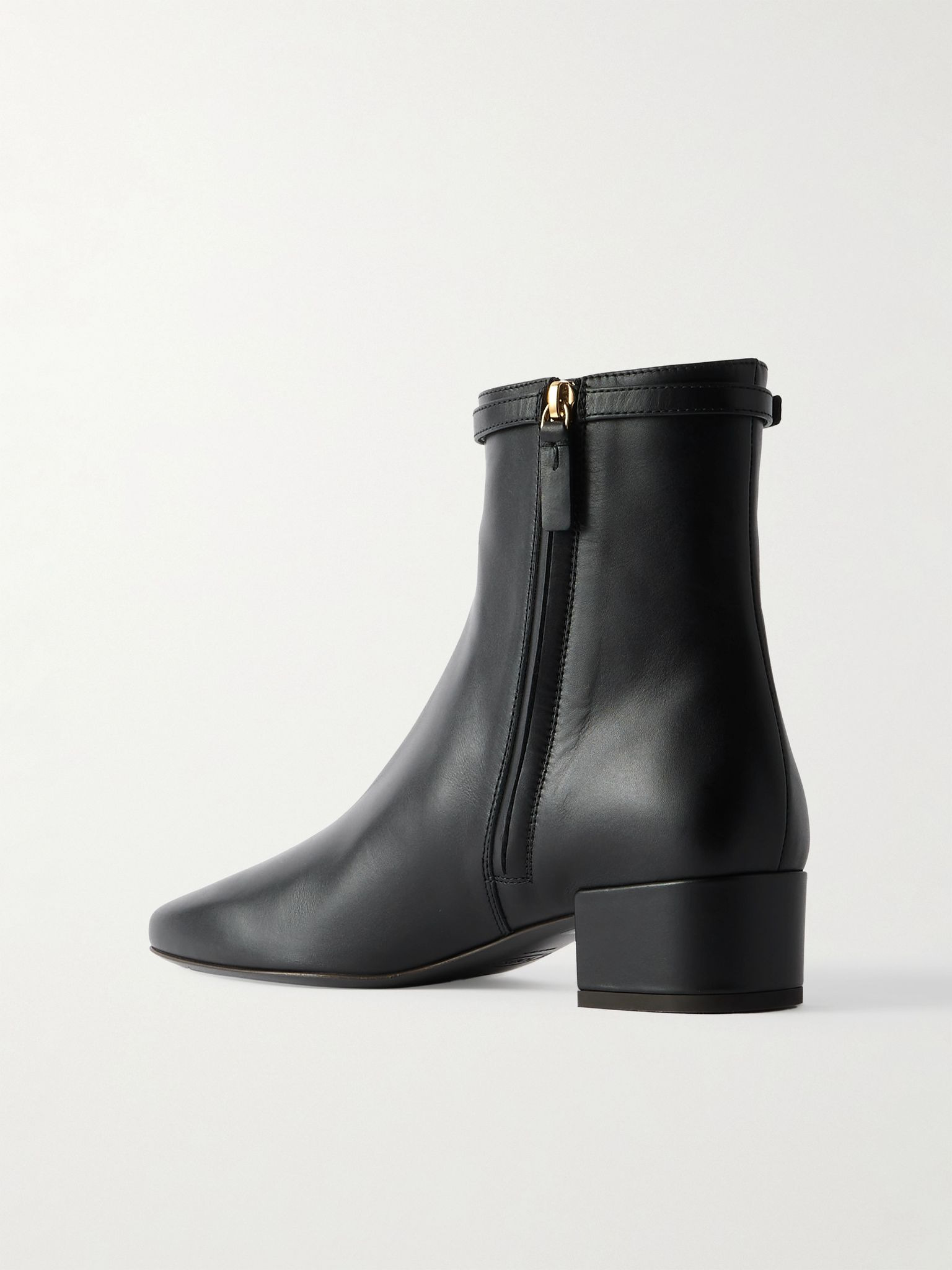 Leather ankle boots Black - 3