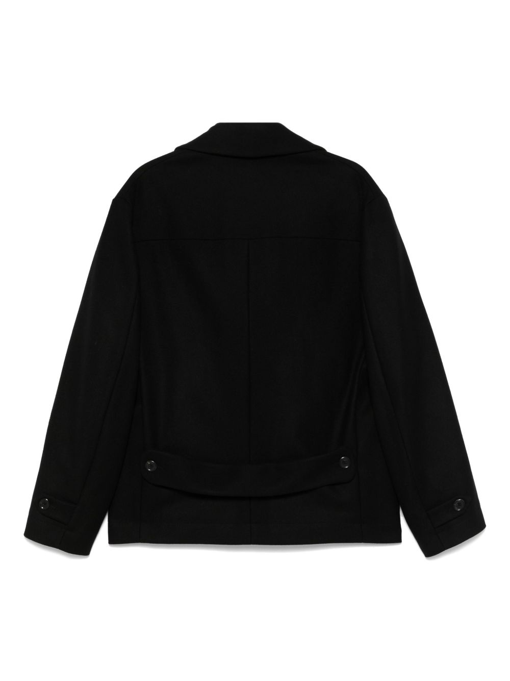 double-breasted peacoat - 2