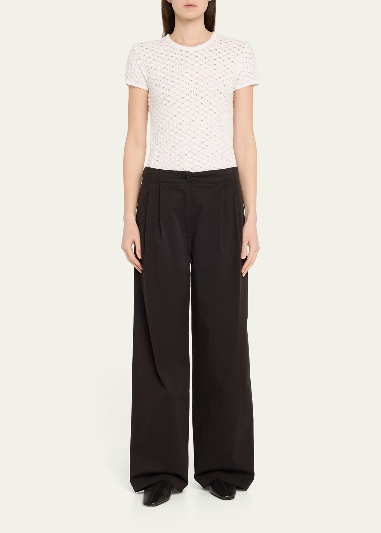 Romina Double-Pleat Pants - 2