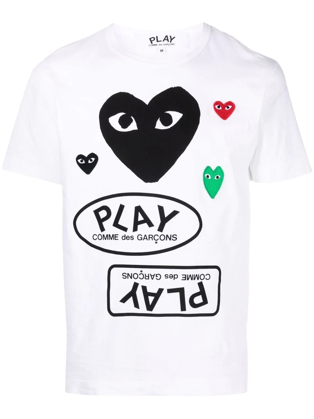 heart logo-print T-shirt - 1