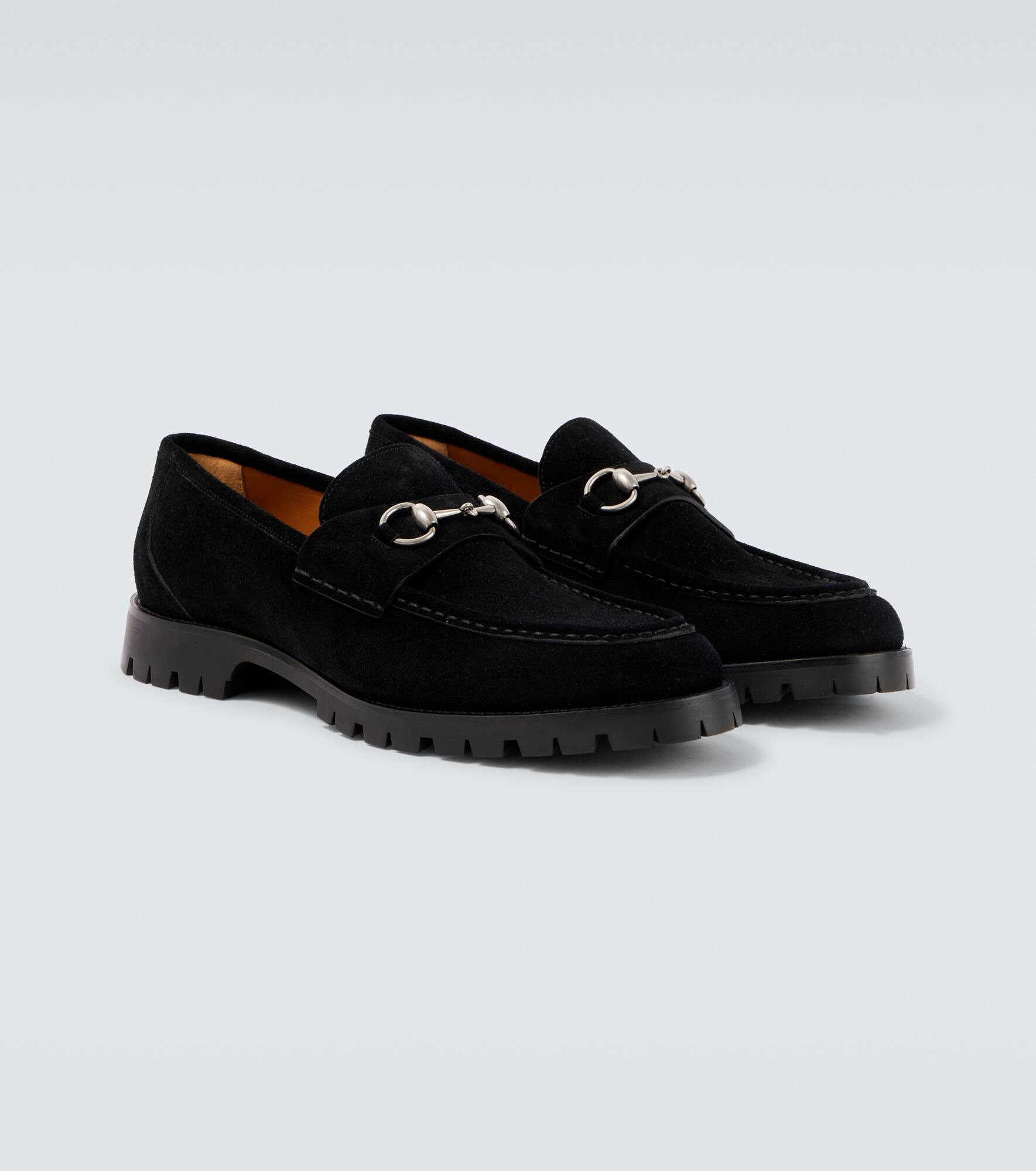 Horsebit suede loafers - 5