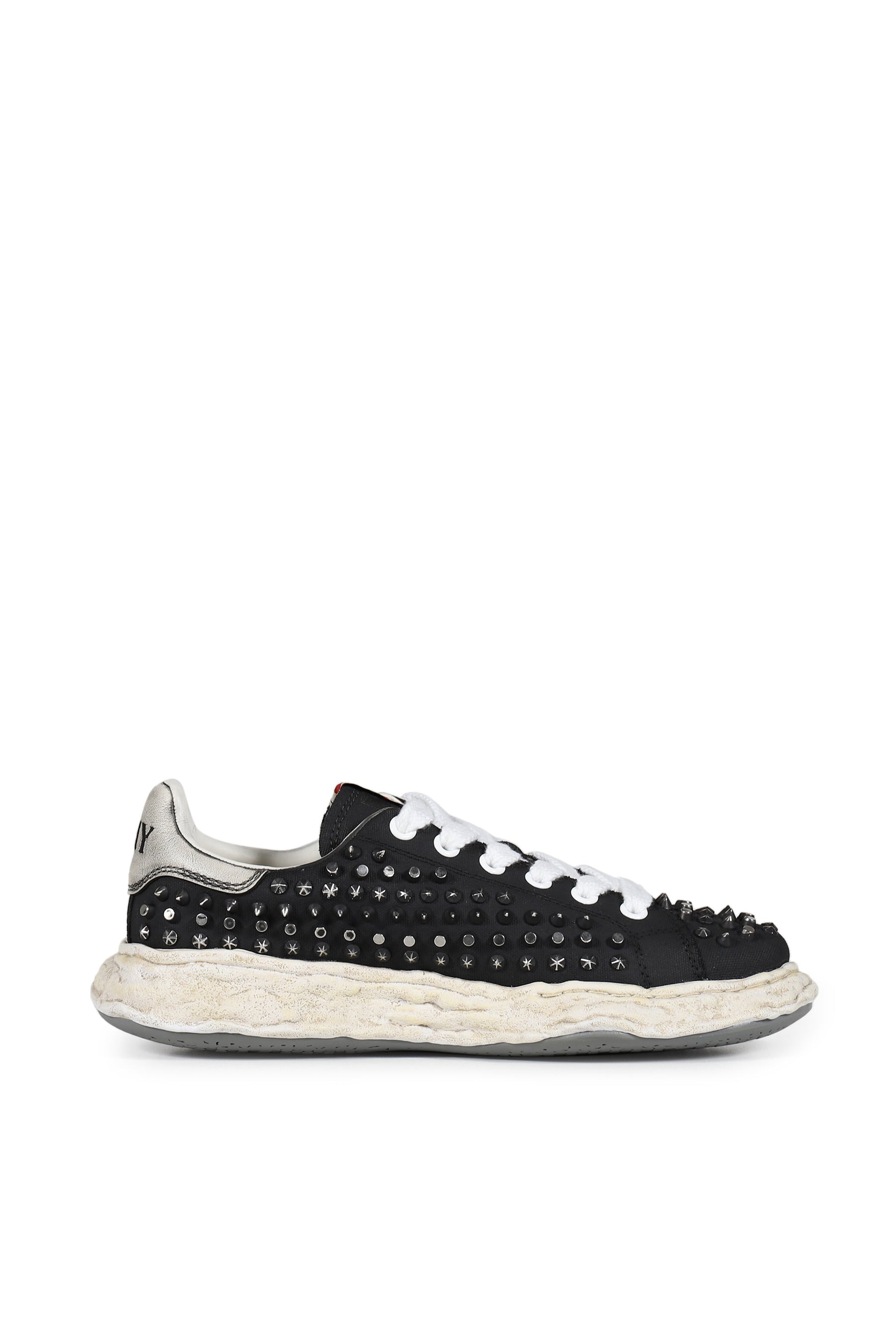 CHARLES STUDDED LOW / BLK - 2