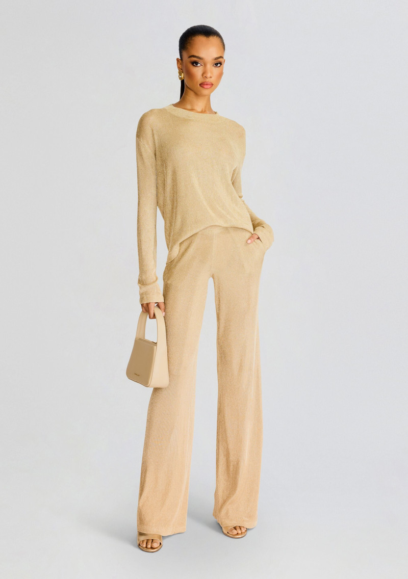 RETROFÊTE SHELDON METALLIC KNIT PANT outlook