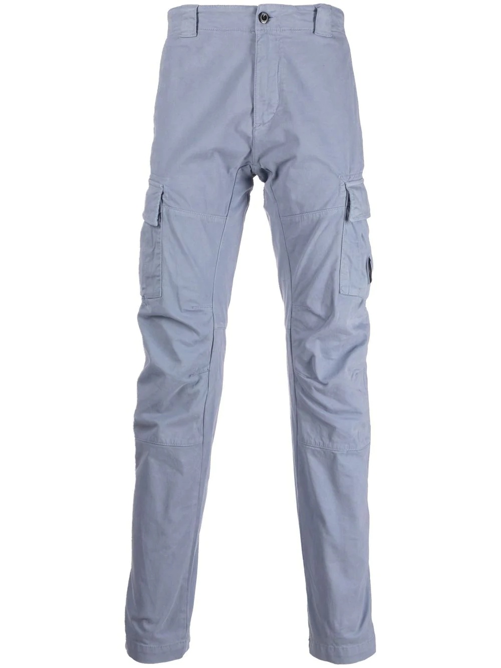 logo-patch chino trousers - 1