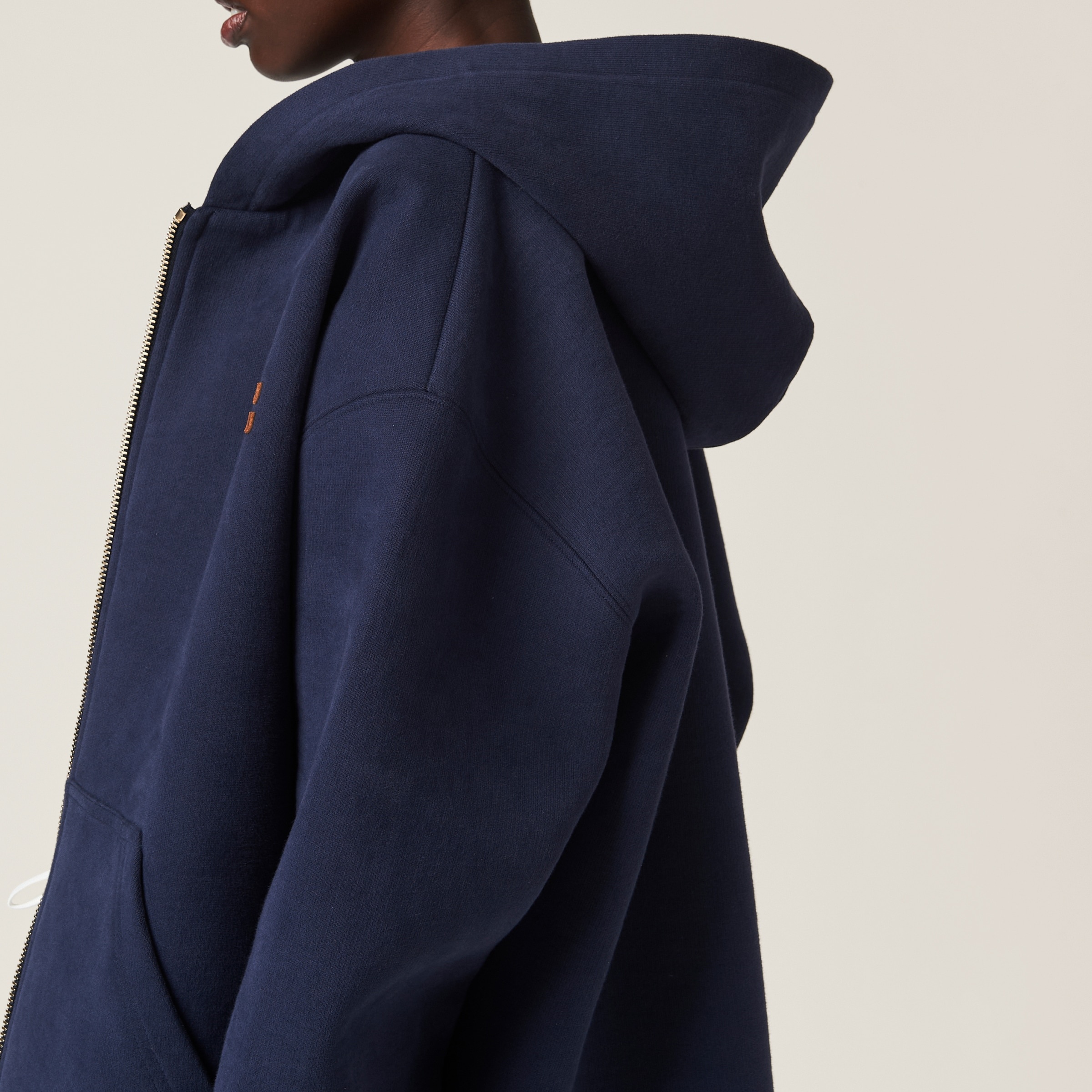 Jersey hoodie jacket - 4