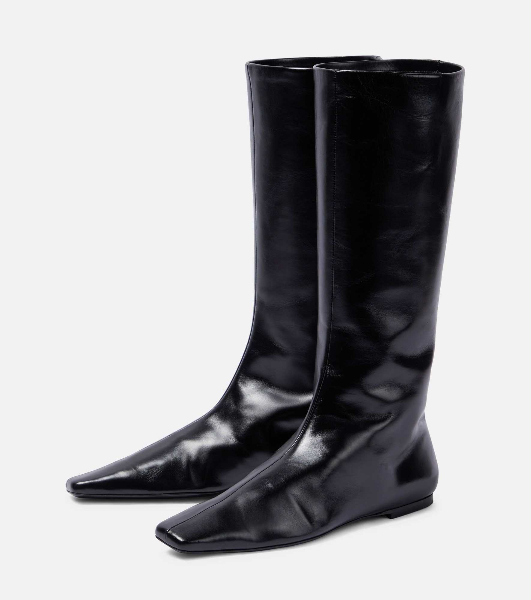 Bette leather knee-high boots - 5