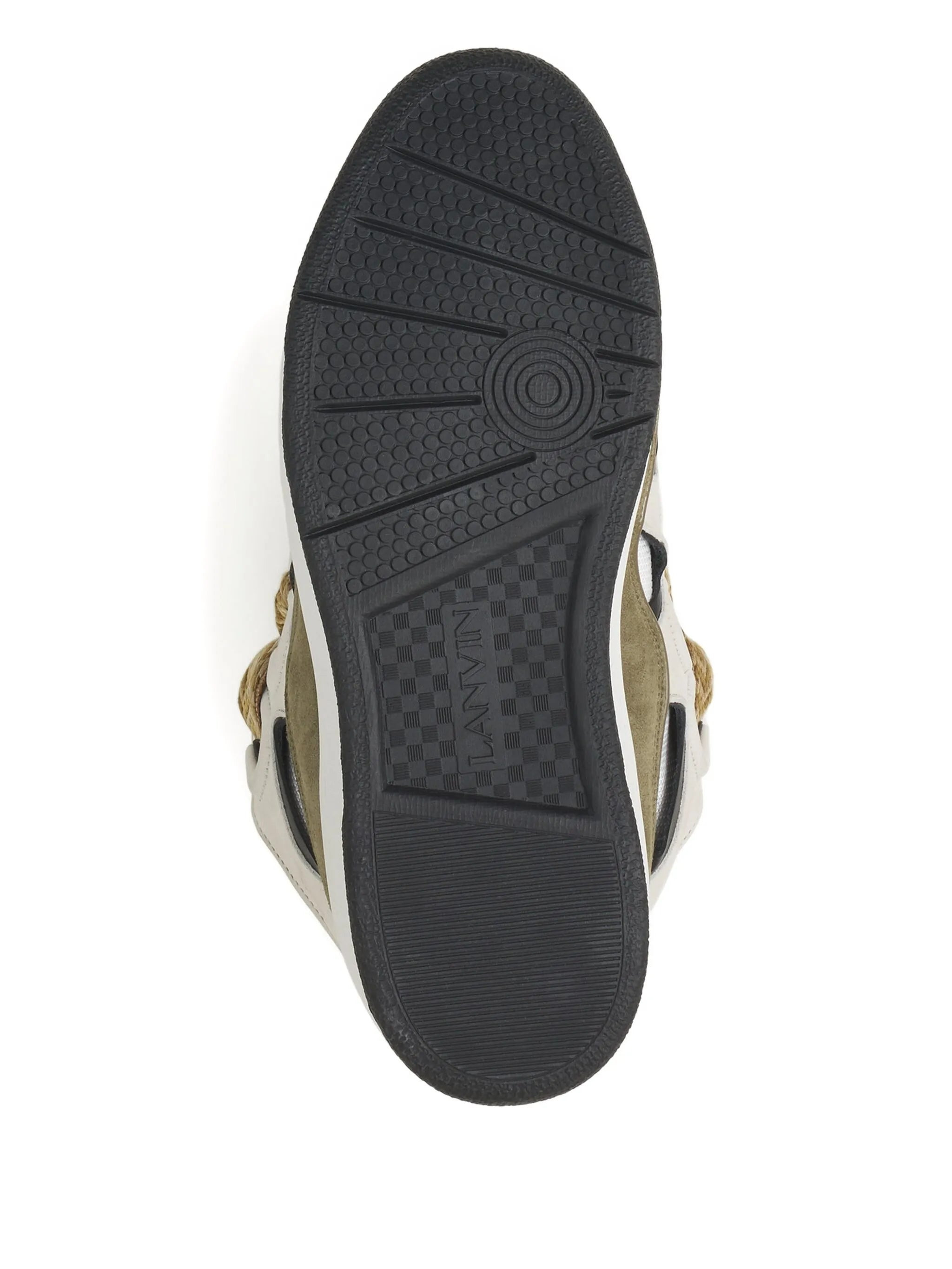 Lanvin Curb Braided-lace Sneakers - 4
