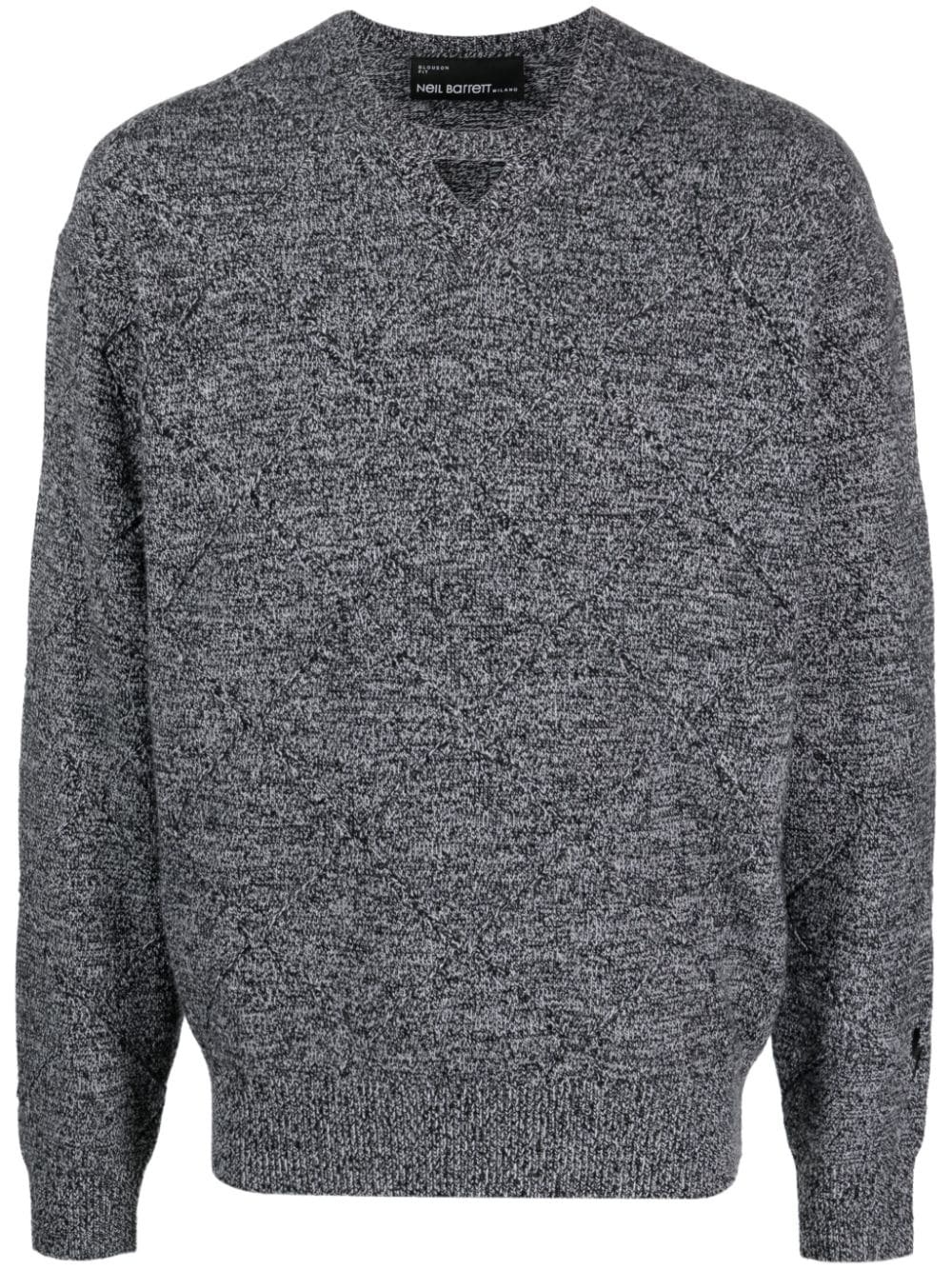 crew-neck chunky-knit jumper - 2