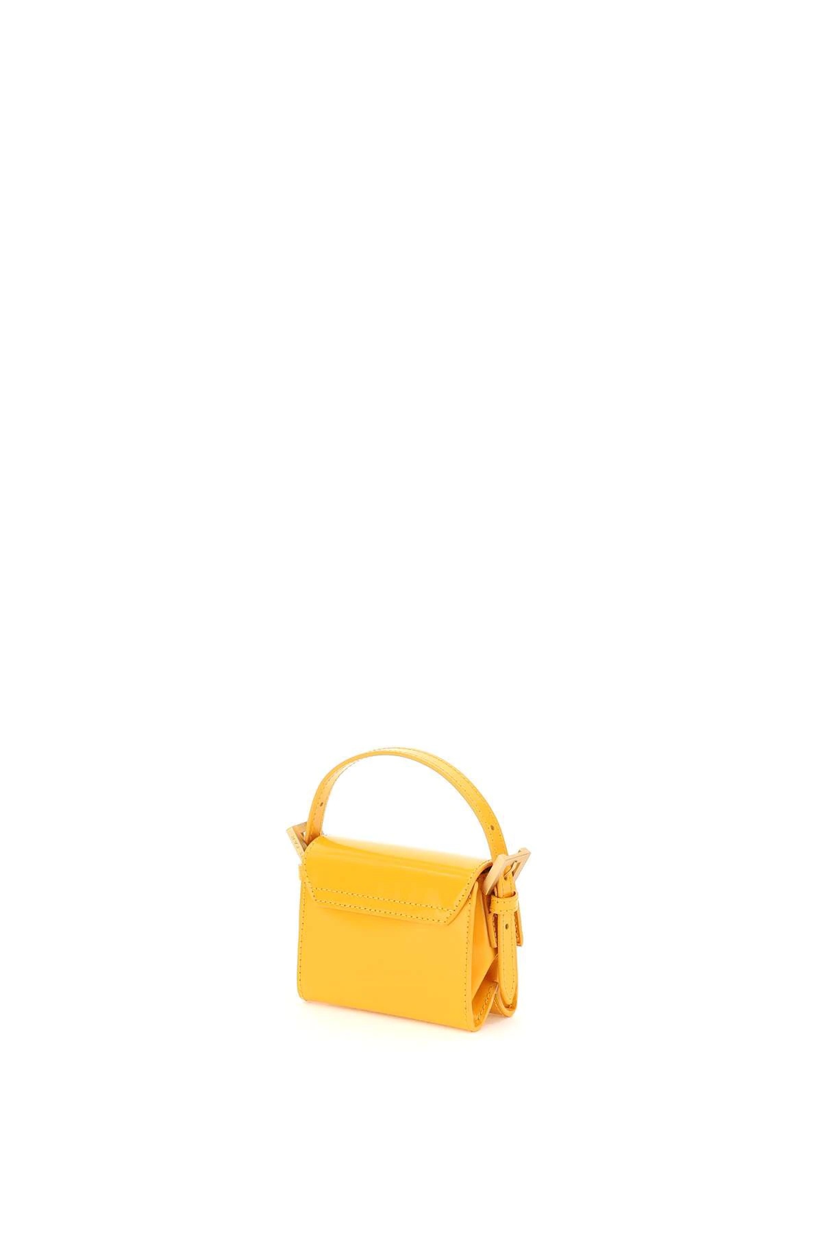 SEMI PATENT LEATHER MICRO FRAN BAG - 2