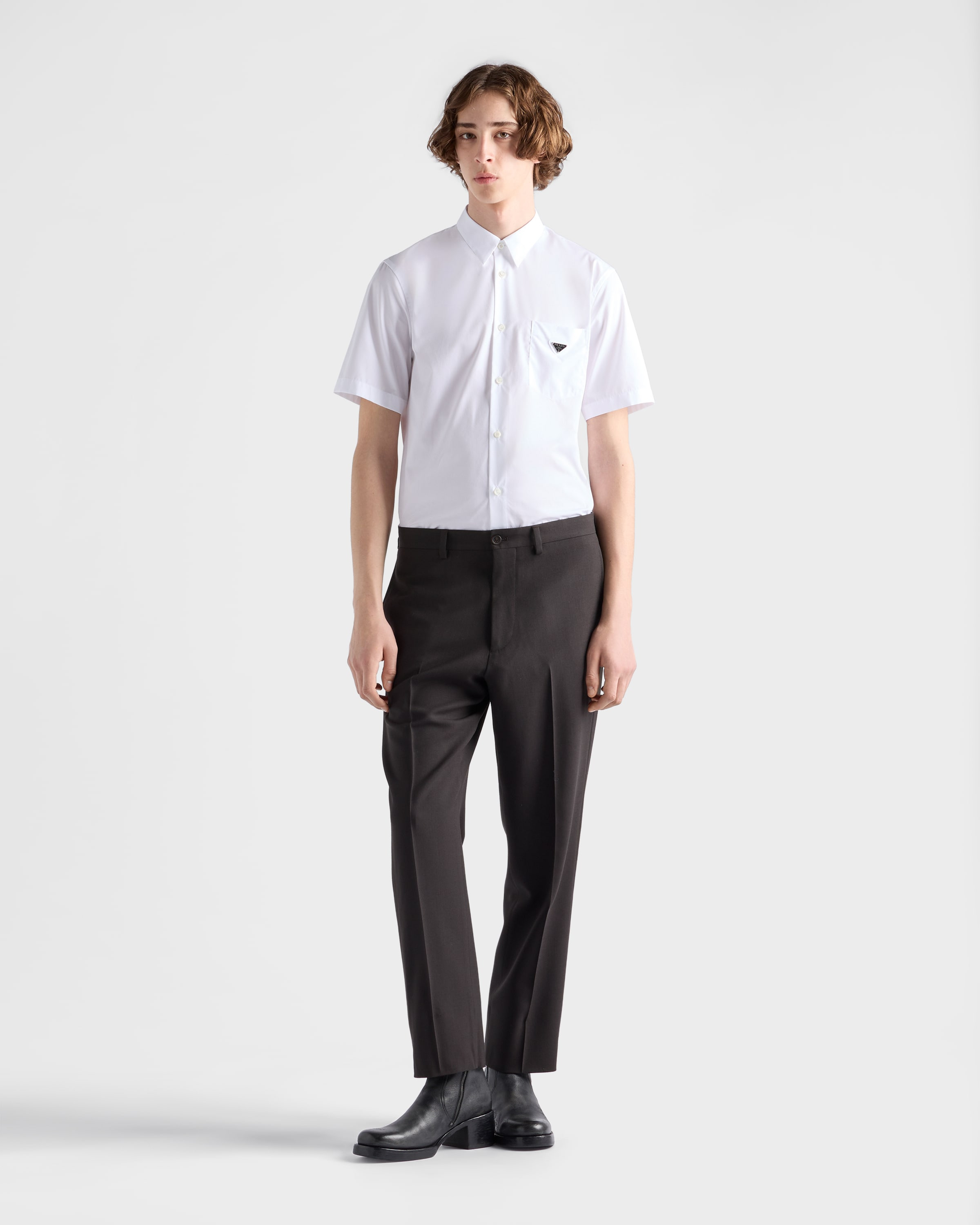 Short-sleeved cotton shirt - 2