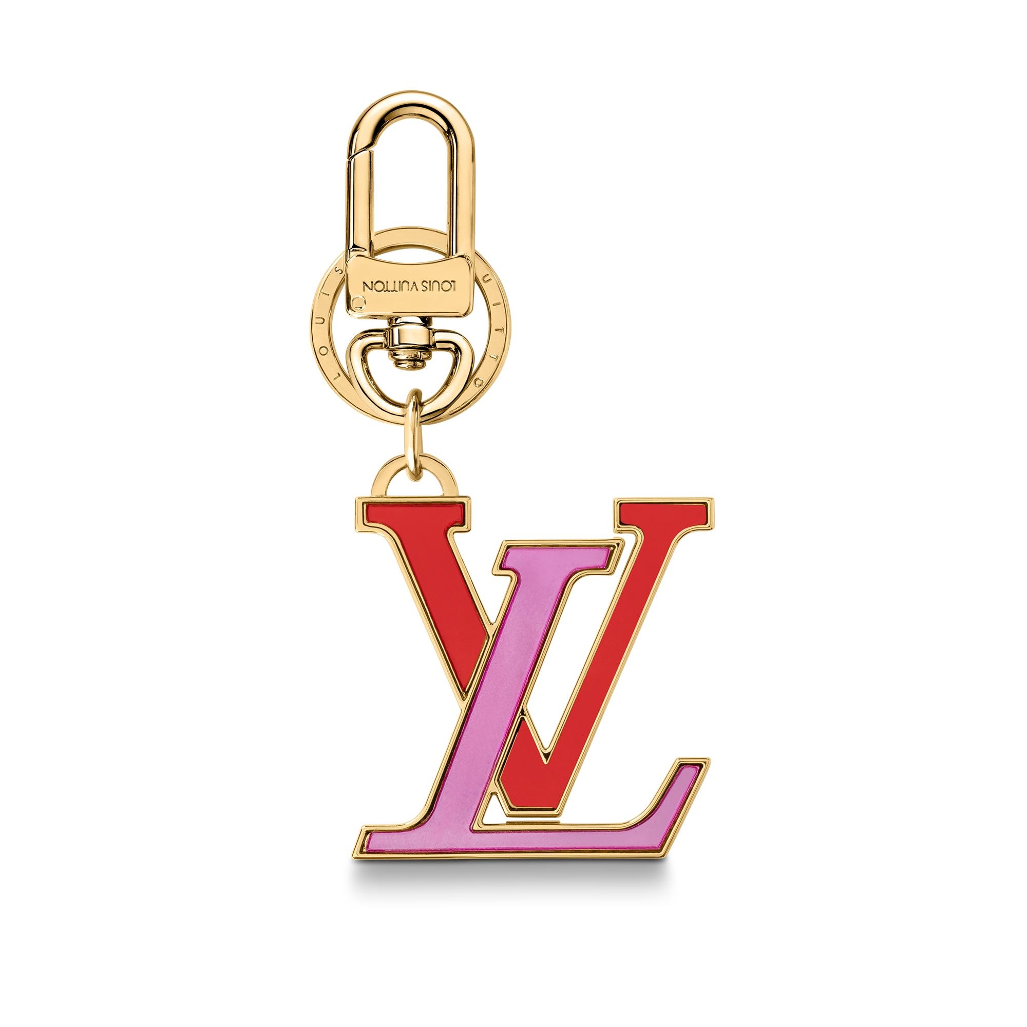 LV Glass Bag Charm and Key Holder - 1