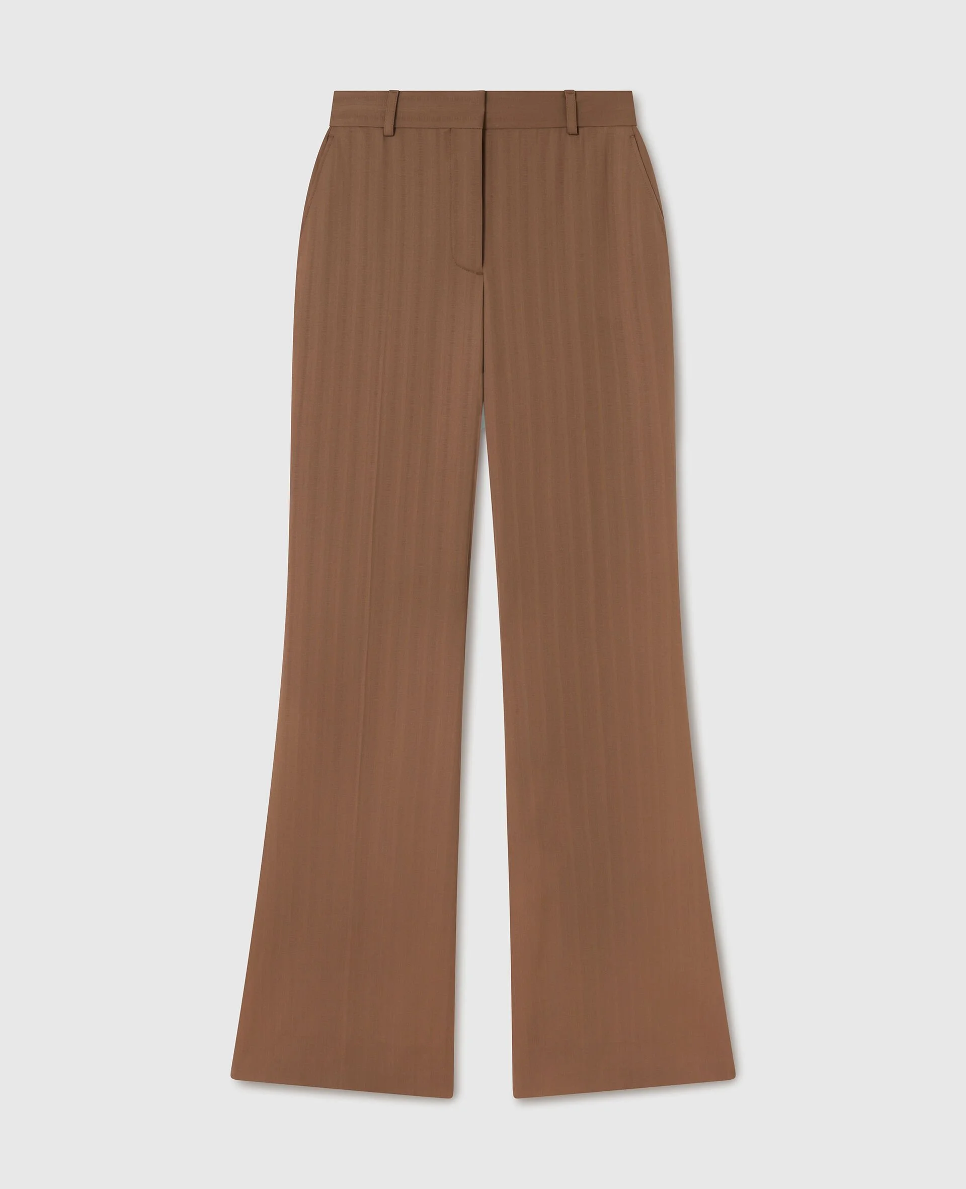 Mid-Rise Botcut Trousers - 1