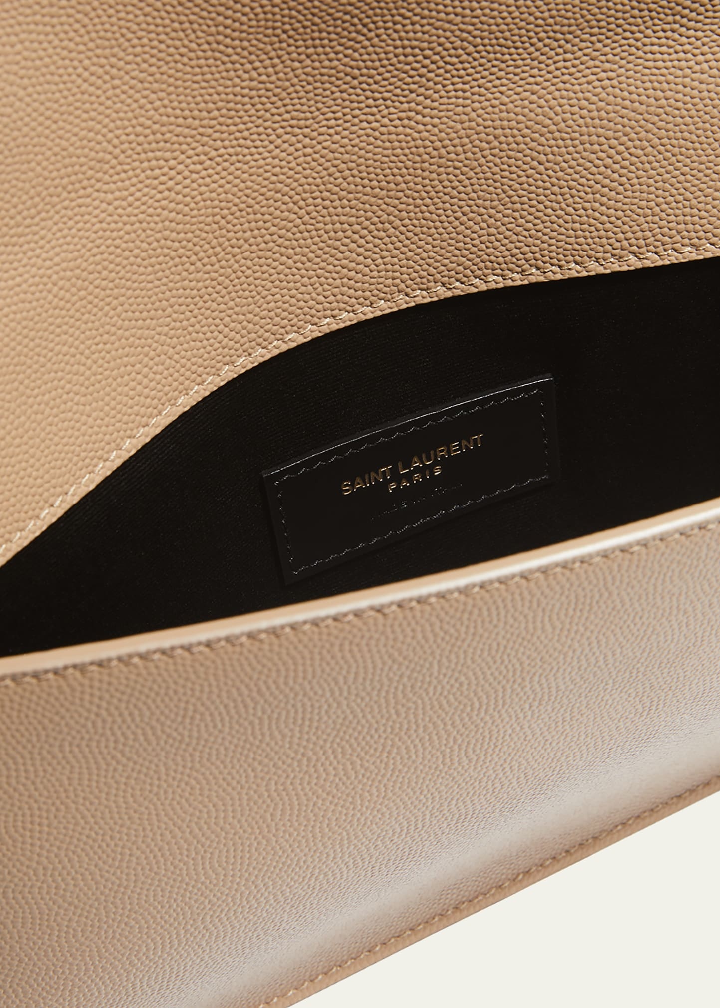 Uptown Medium YSL Monogram Grain de Poudre Pouch Bag - 4