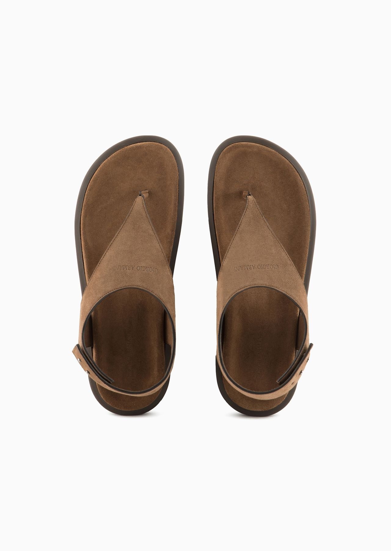 Suede thong sandals - 3