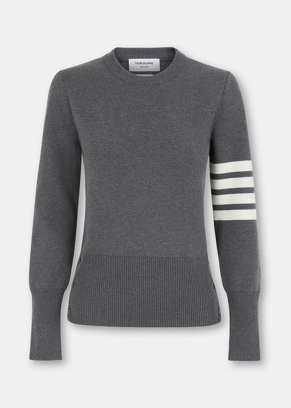 Medium Grey 4-Bar Pullover - 1