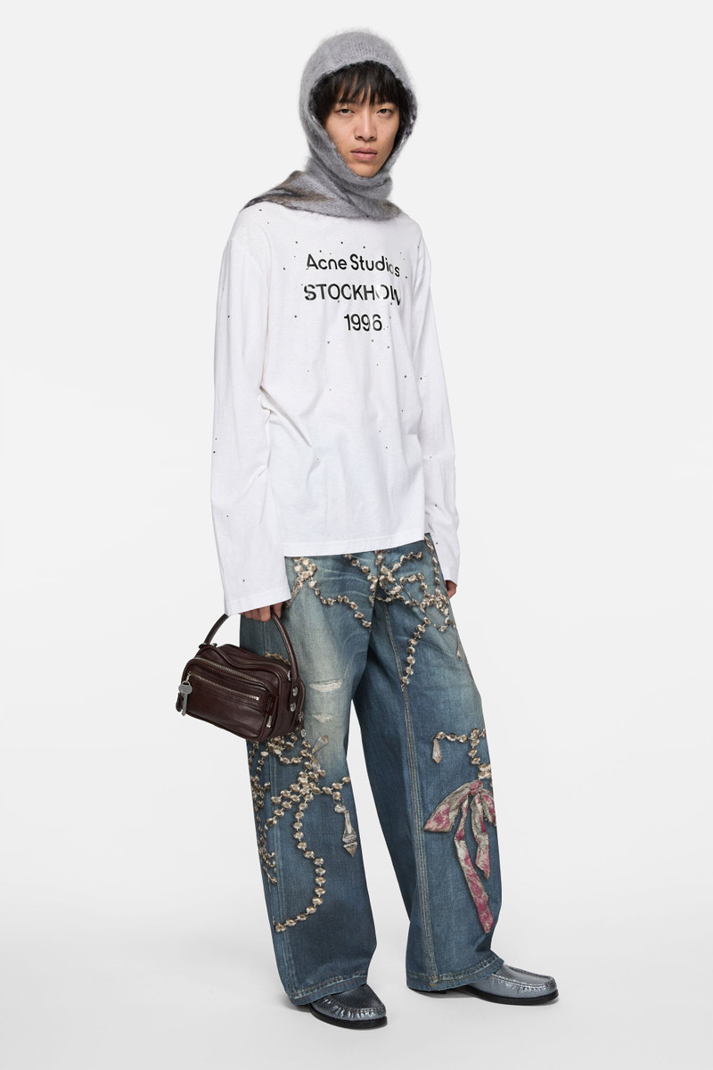 Acne Studios Camero kit crossbody bag - Chocolate brown outlook