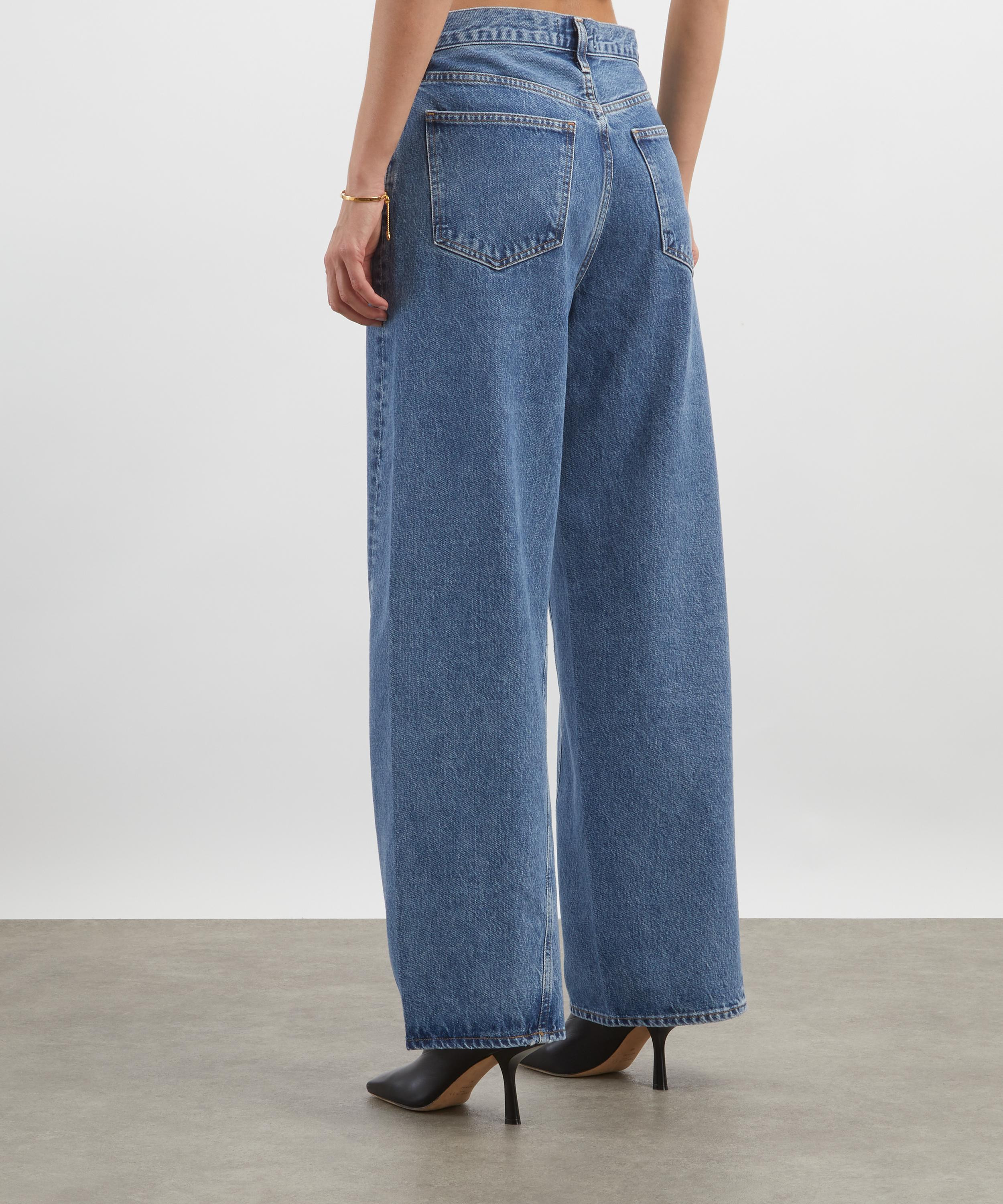 Twist Low Slung Baggy Jeans in Myth - 4
