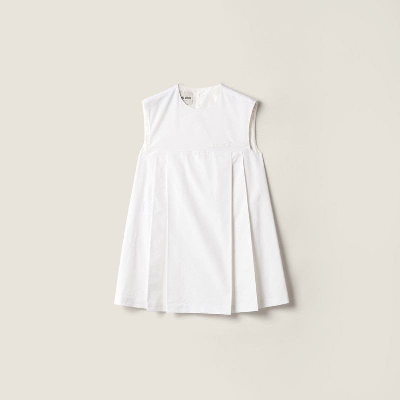 Poplin mini-dress 1