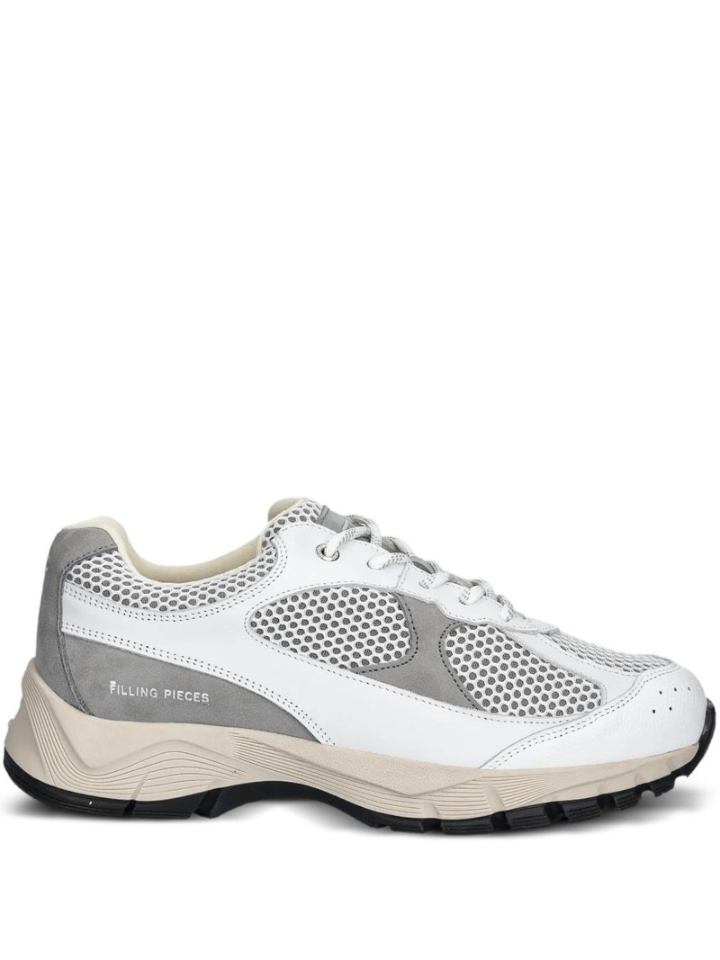 Oryon mesh-panel leather sneakers 1