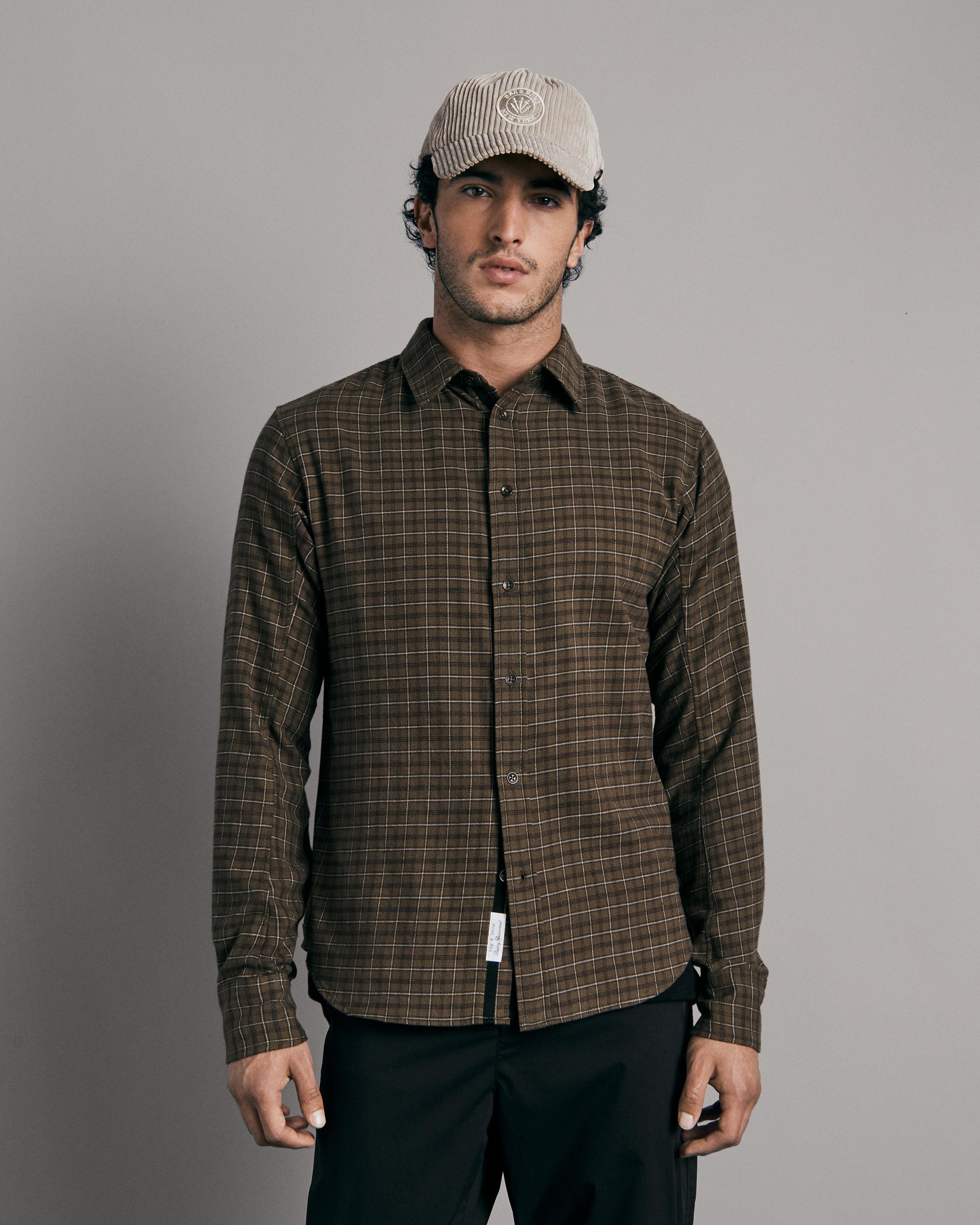 Engineered Plaid Cotton Shirt
Classic Fit Shirt - 2