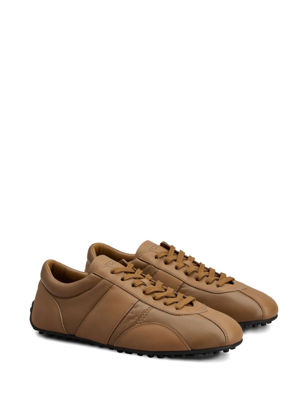 leather strap trainers - 2