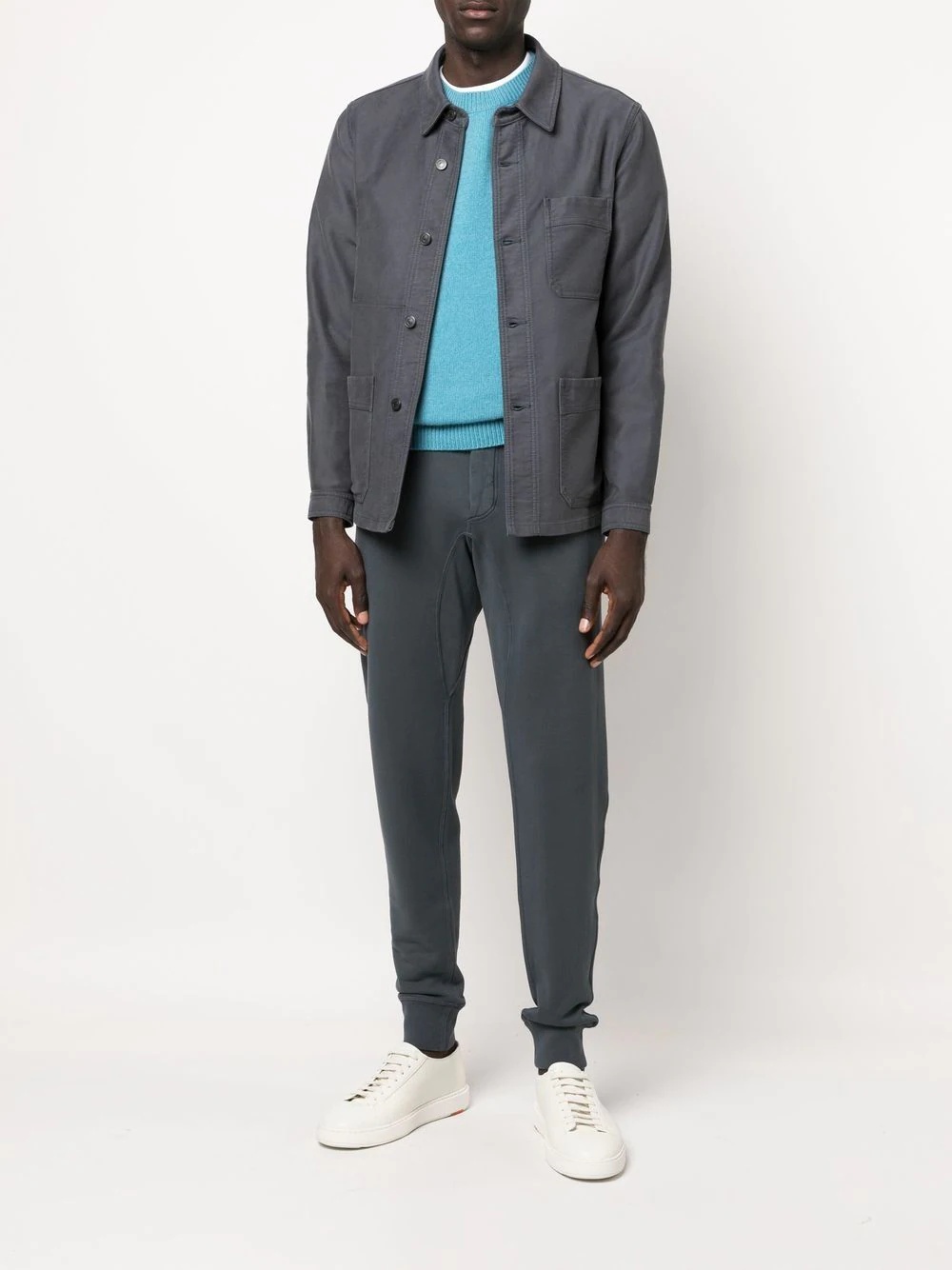 drawstring track pants - 2