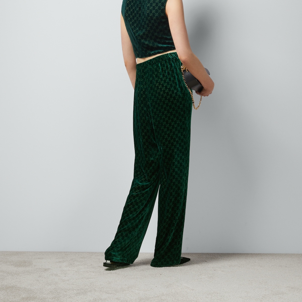 GG velvet pant - 6