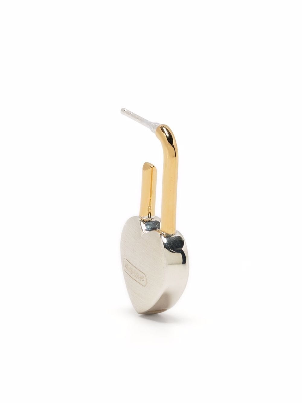 heart padlock earring - 1