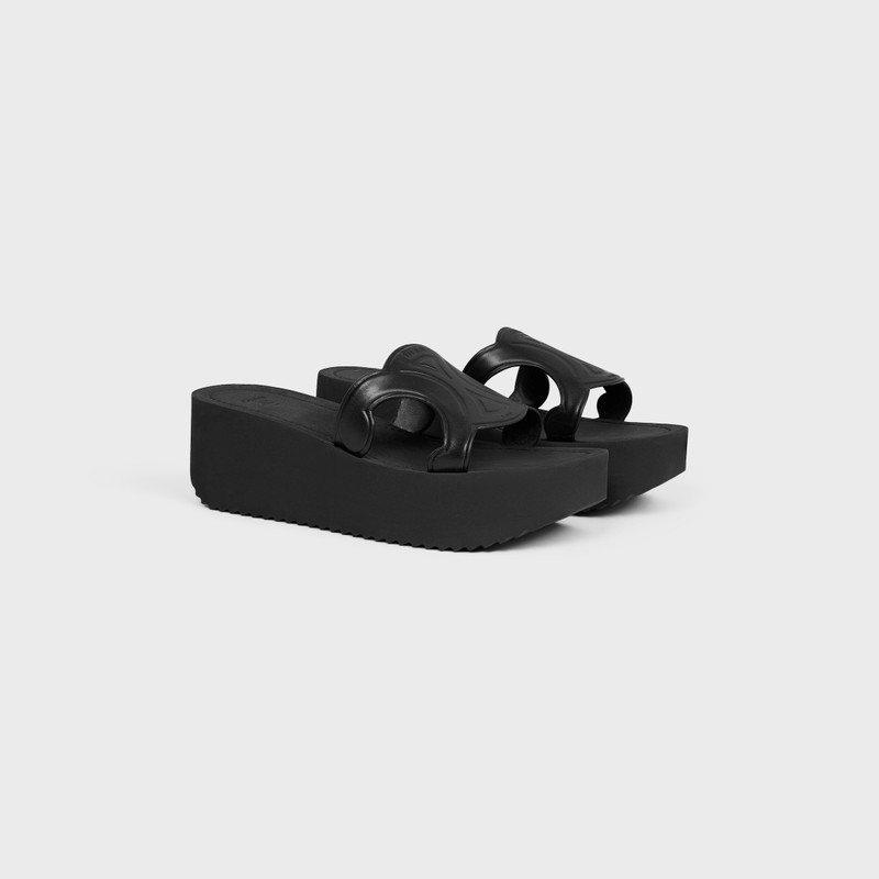 SUNNY WEDGE MULE IN Calfskin - Vegetal Tanning 2