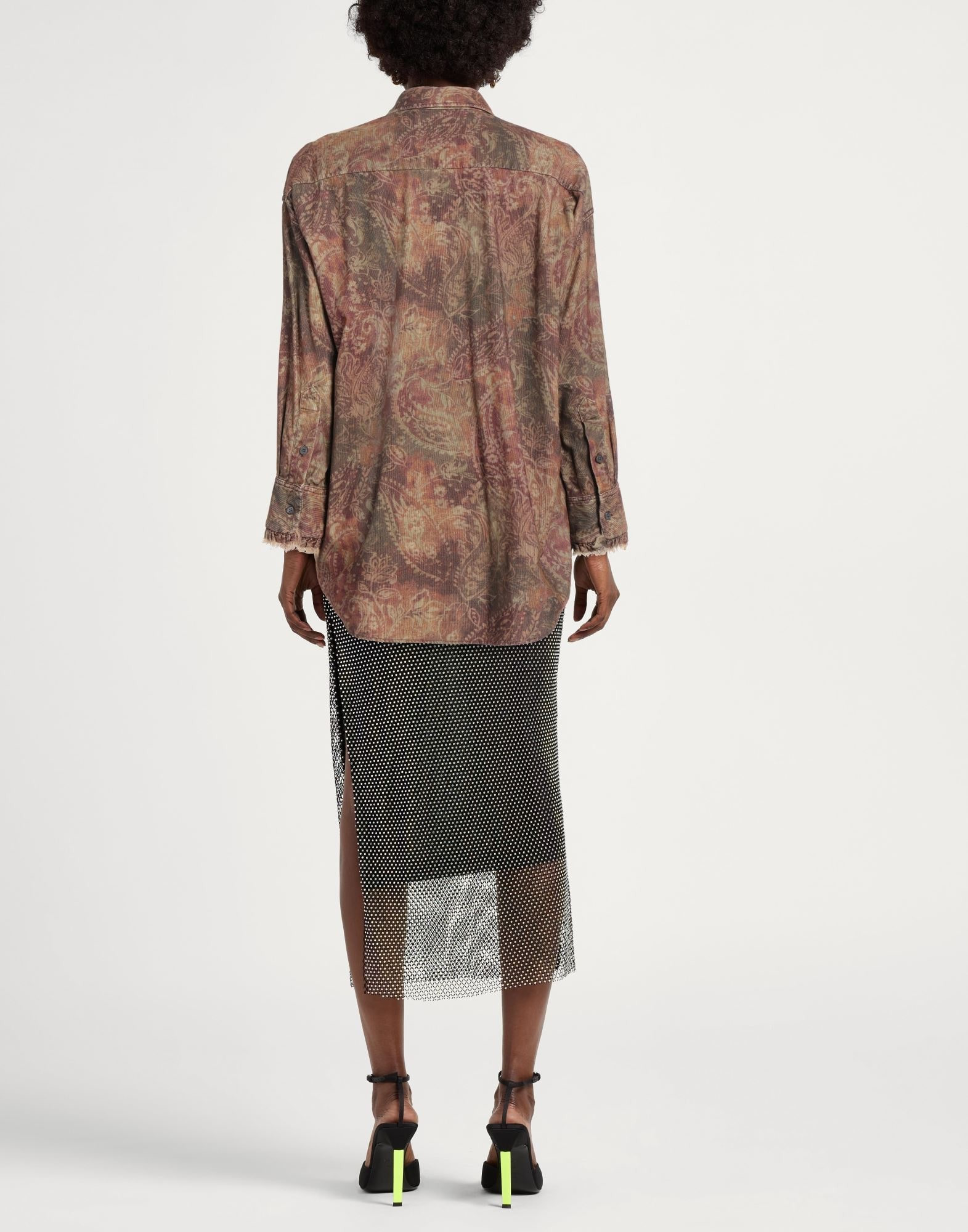 Brown Women's Patterned Shirts & Blouses - 3