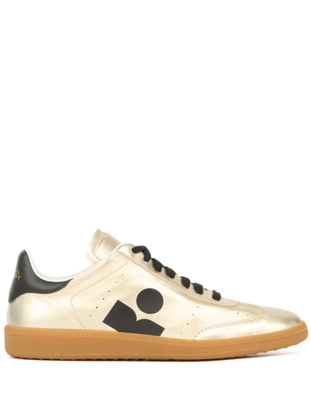 Isabel Marant Women Metallic Leather Kaycee Sneakers - 1