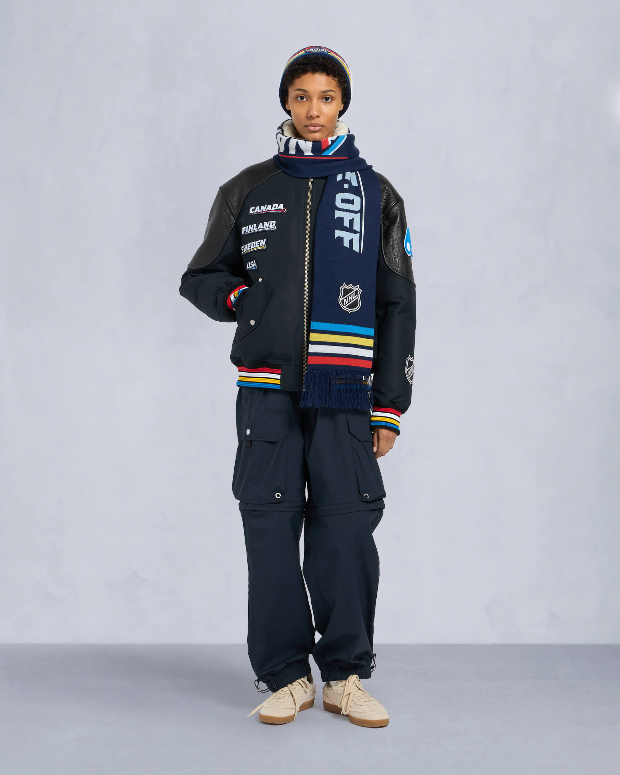 MOOSE KNUCKLES X NHL 4 NATIONS FACE-OFF BOMBER JACKET - 2