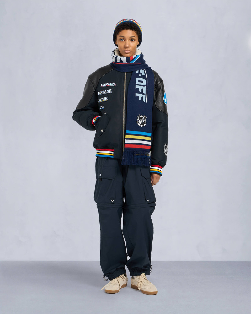 MOOSE KNUCKLES MOOSE KNUCKLES X NHL 4 NATIONS FACE-OFF BOMBER JACKET outlook