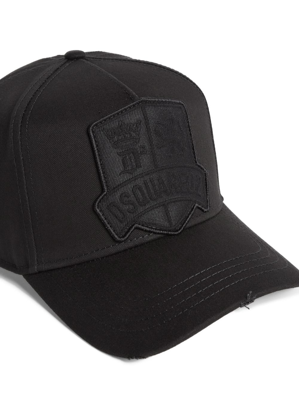 crest-appliqué baseball cap - 3