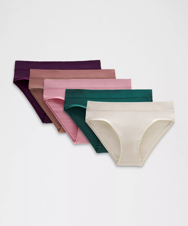 UnderEase Mid-Rise Bikini Underwear *5 Pack - 1