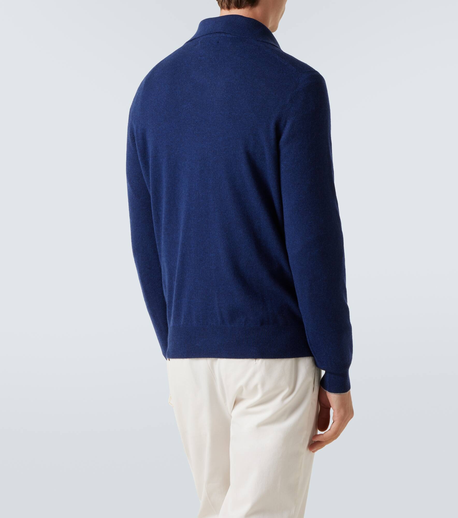 Cashmere polo sweater - 4