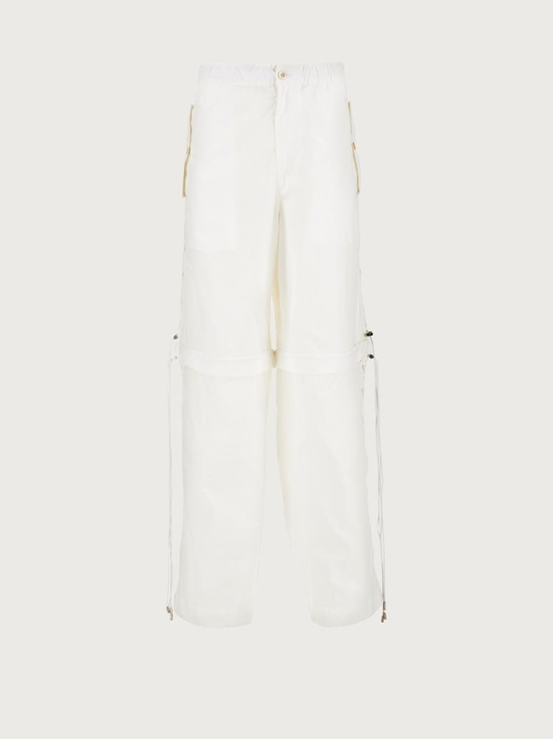 ELASTICATED WAIST CARGO PANTS - 1
