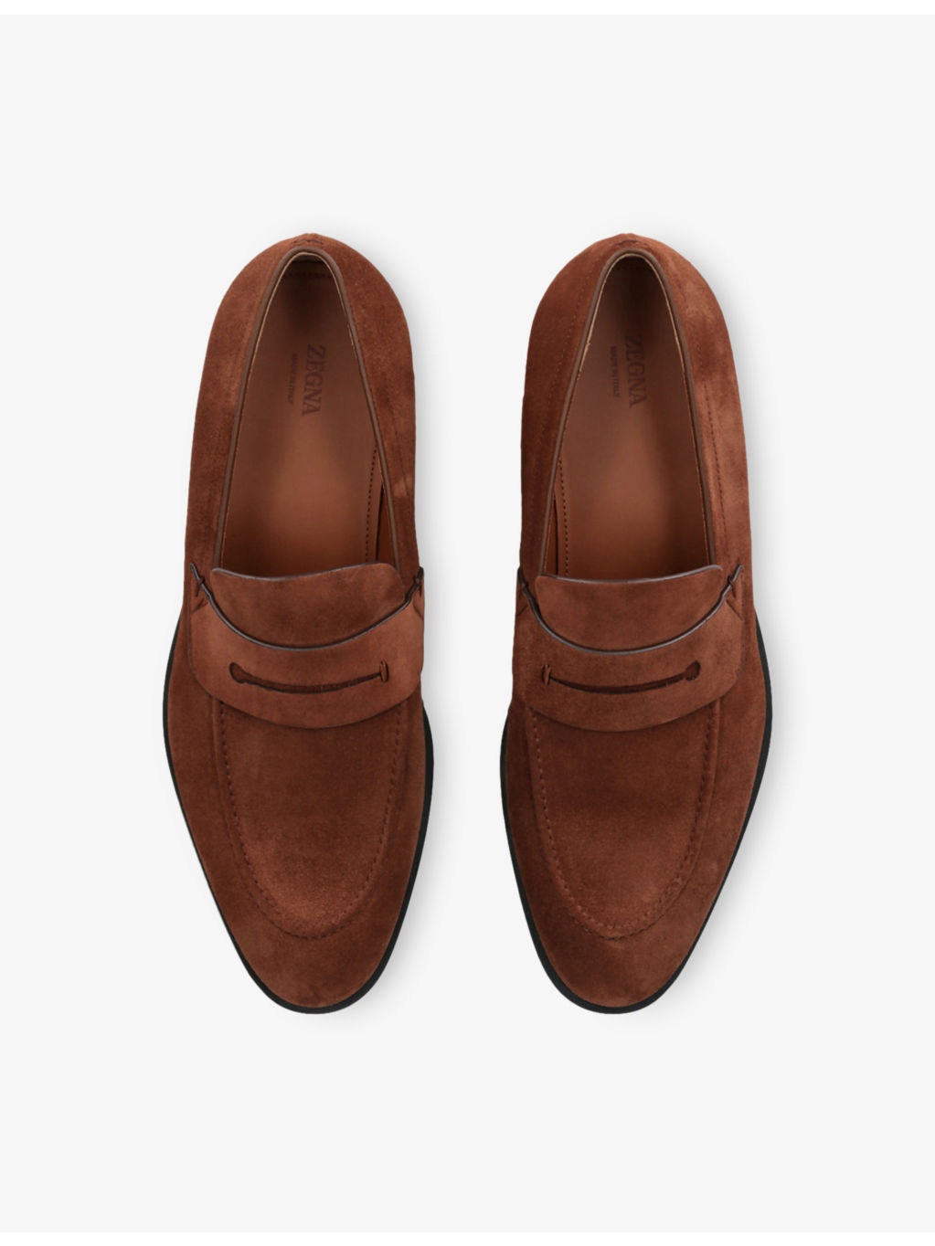 Classic Suede Penny Loafers - 2