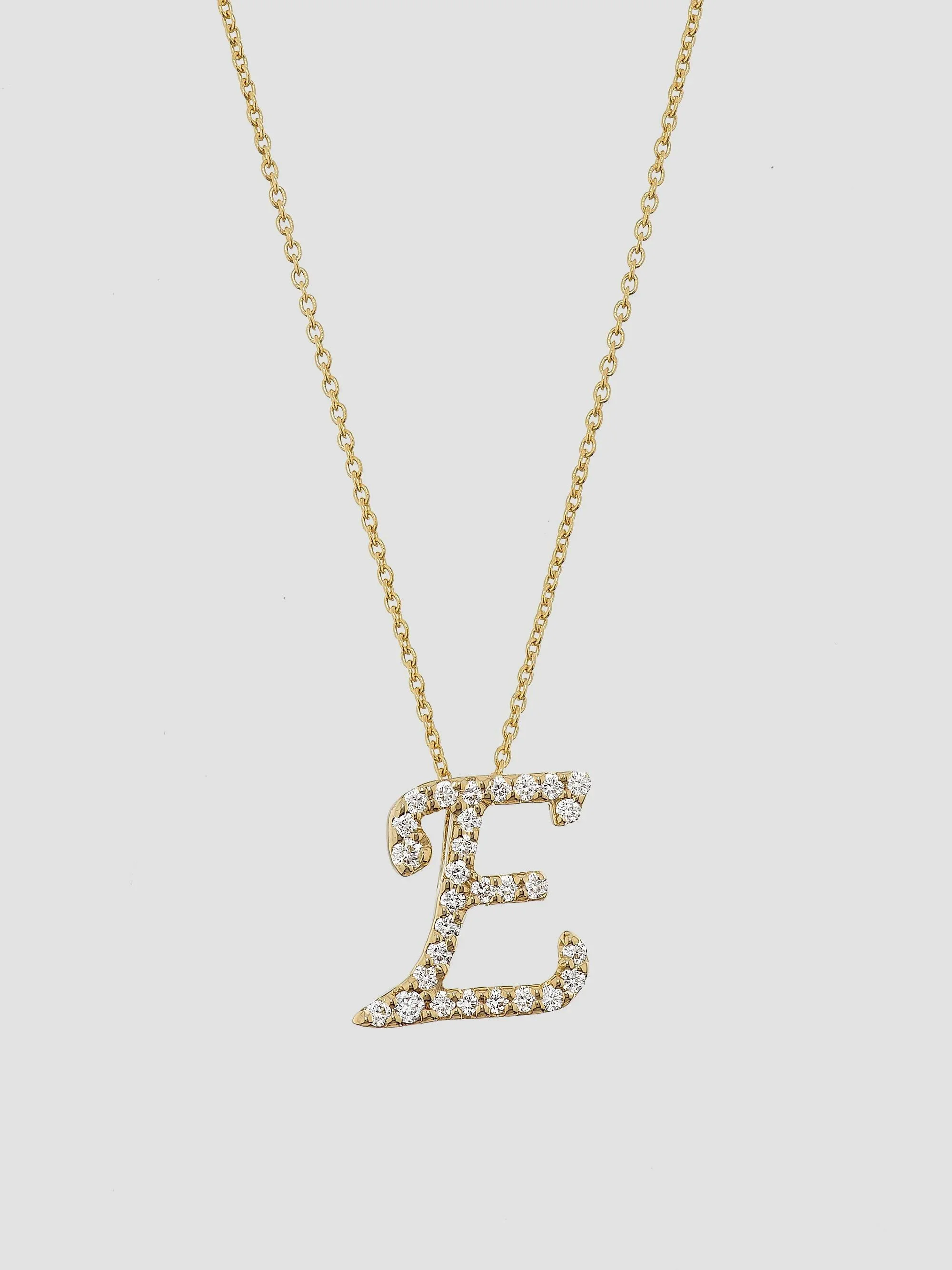 Women's Tiny Treasures Script Initial 18K Yellow Gold, Ruby & 0.24-0.34 TCW Diamond Pendant Necklace - 1