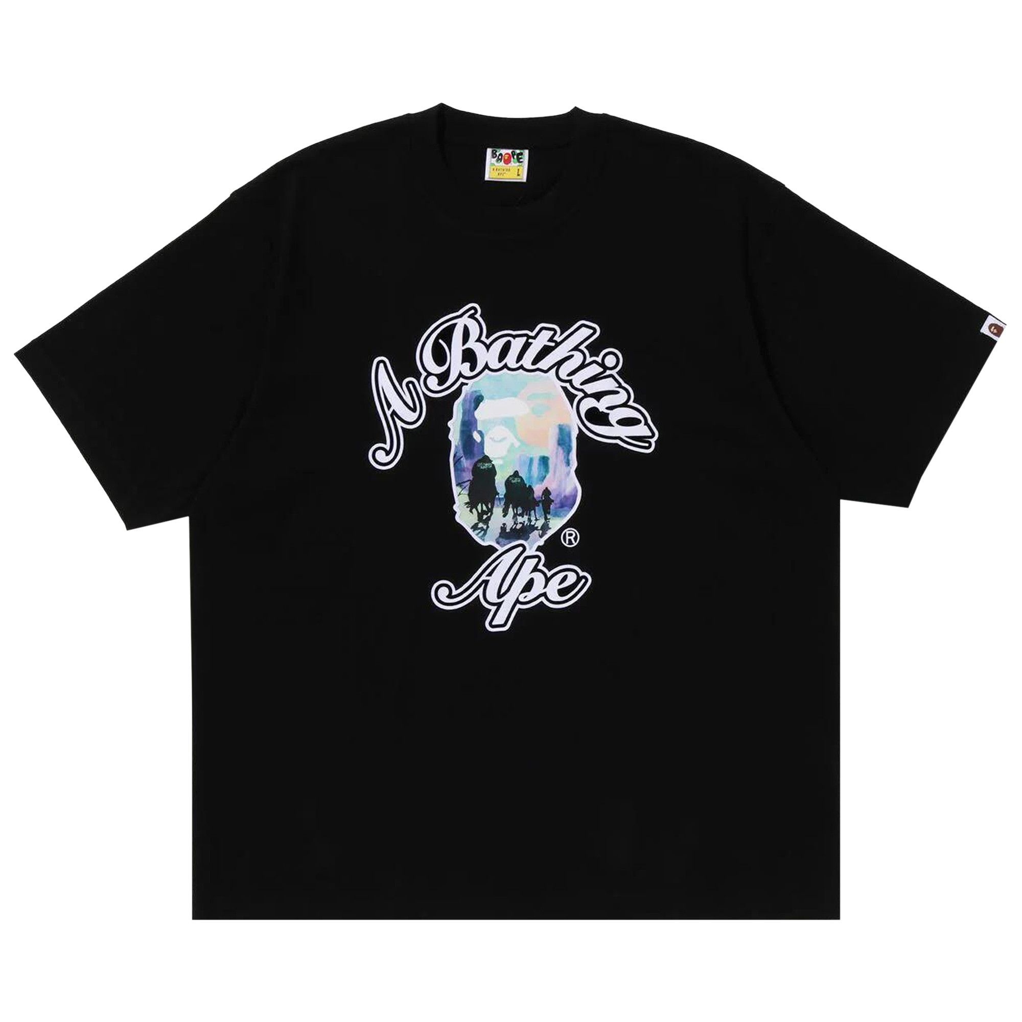 BAPE Forbidden Zone Ape Head Tee 'Black' - 1