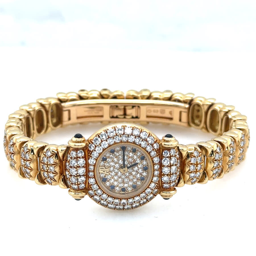Pre-owned Audemars Piguet Vintage Diamond Diamond Dial Ladies Watch 83345 - 5