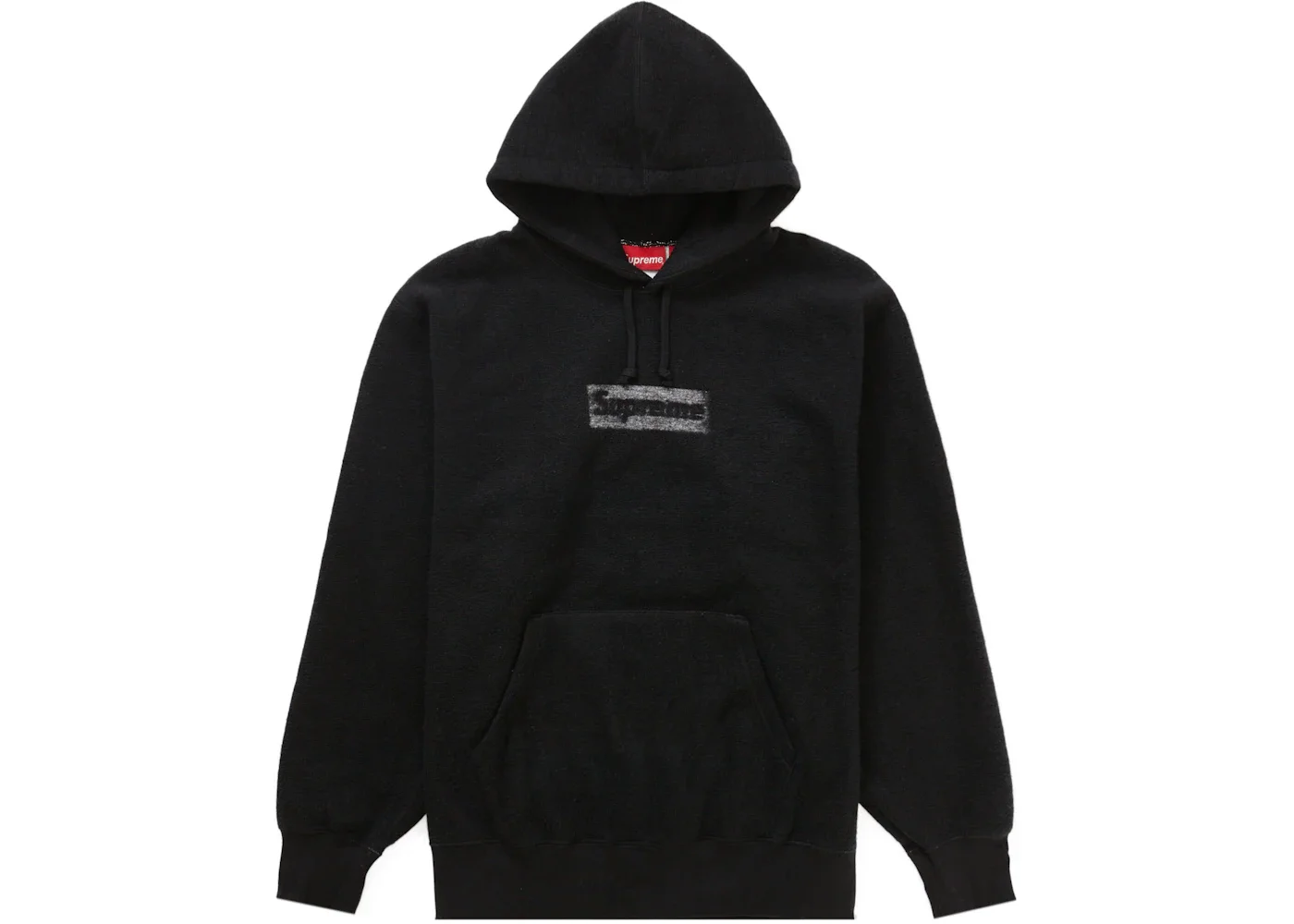 Supreme Inside Out Box Logo Hooded Sweatshirt Black - 1